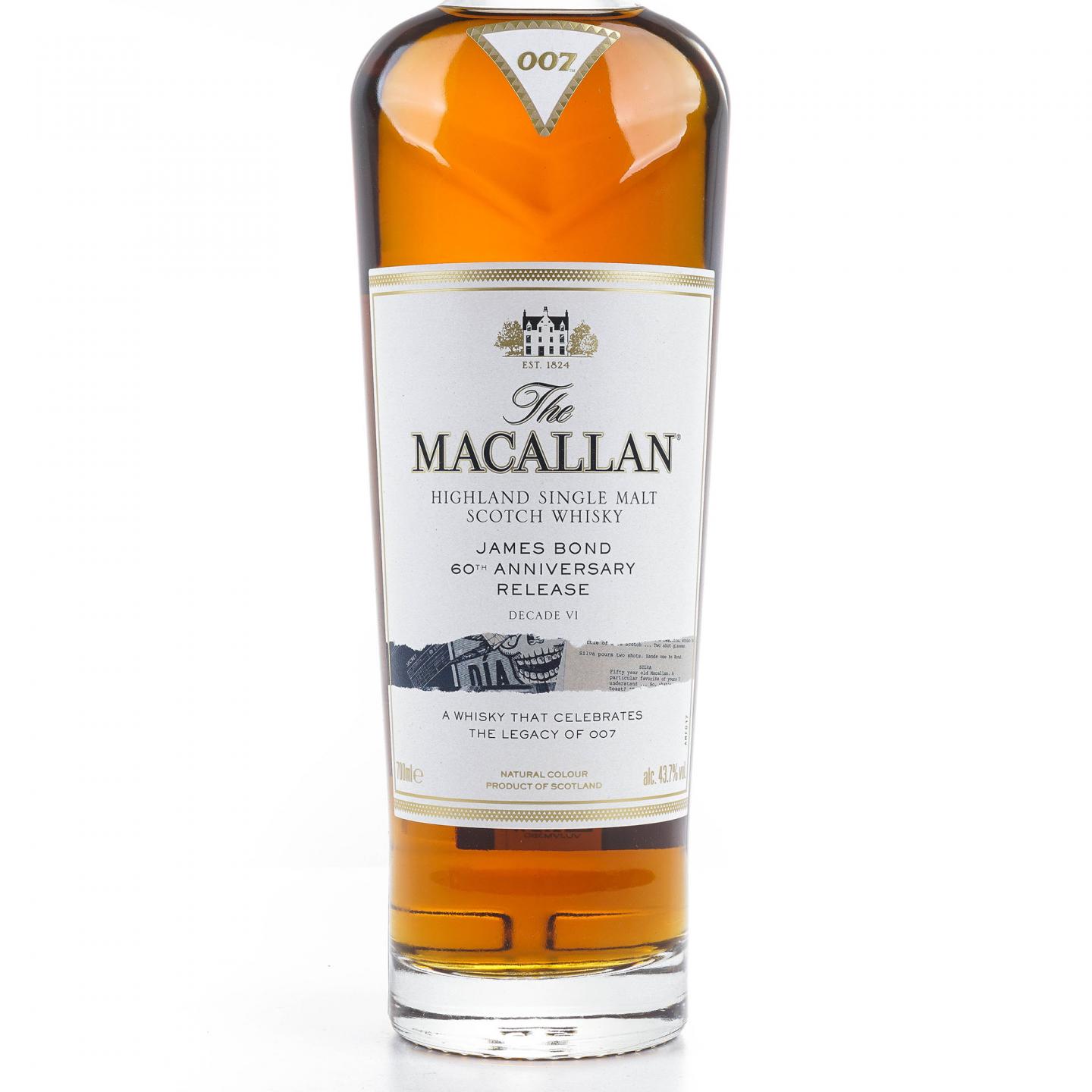 Macallan 麦卡伦 《007》詹姆斯·邦德60周年纪念 Decade VI