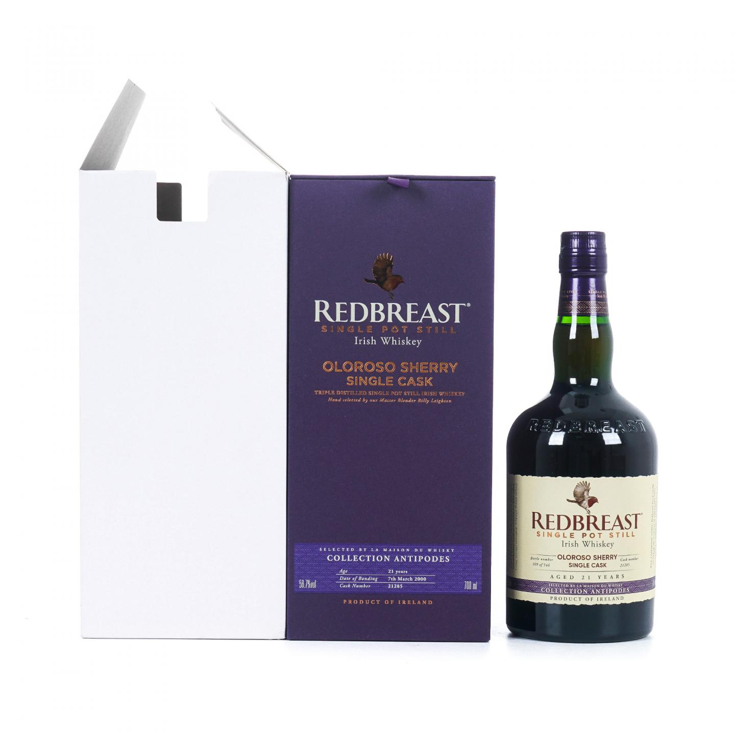 Redbreast 知更鸟 21年 2000 LMDW选桶