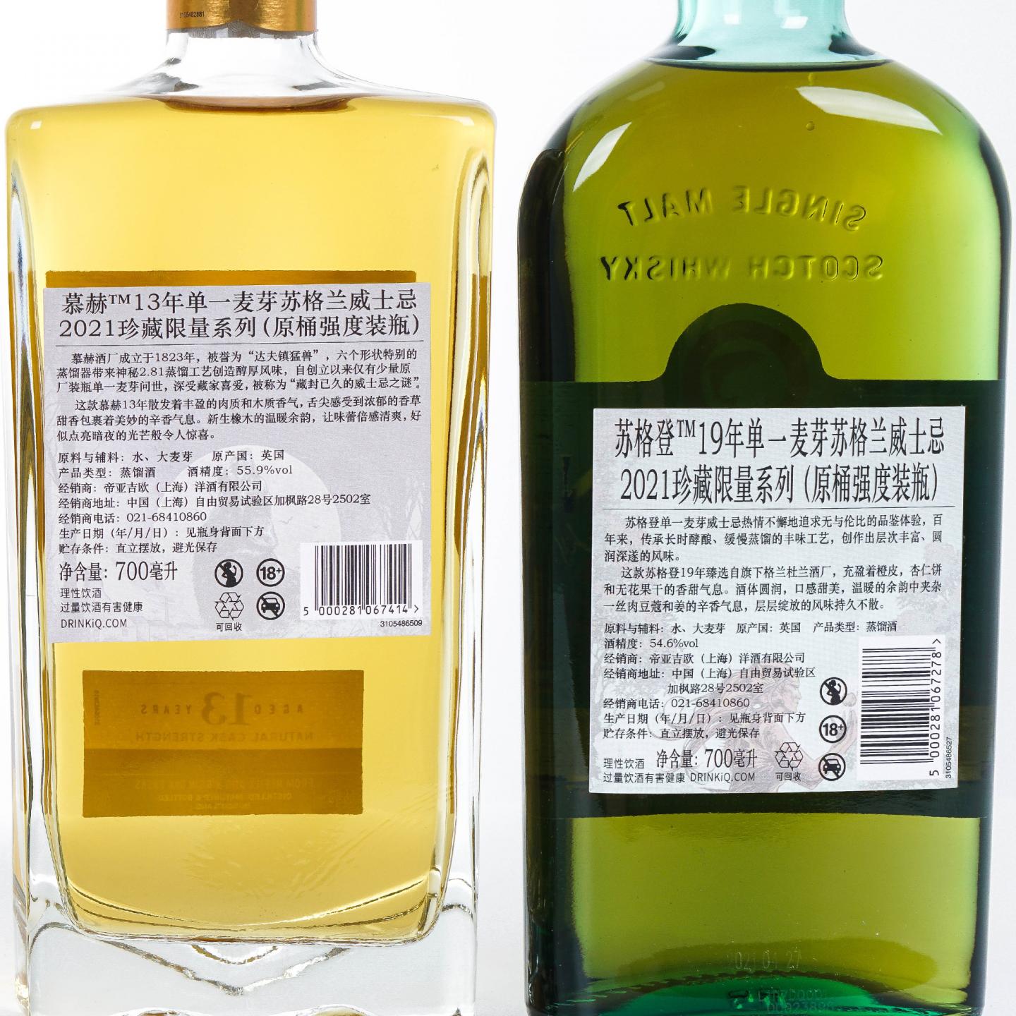 Diageo 帝亚吉欧 SR 2021全套 8瓶组
