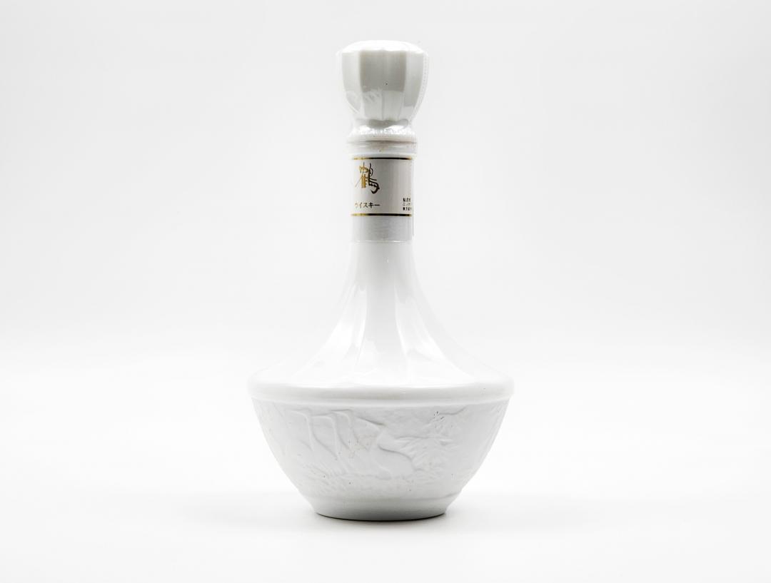 【东方陶瓷】80年代 Nikka 绝版「鹤17年」有田烧浮雕陶瓷瓶日本威士忌