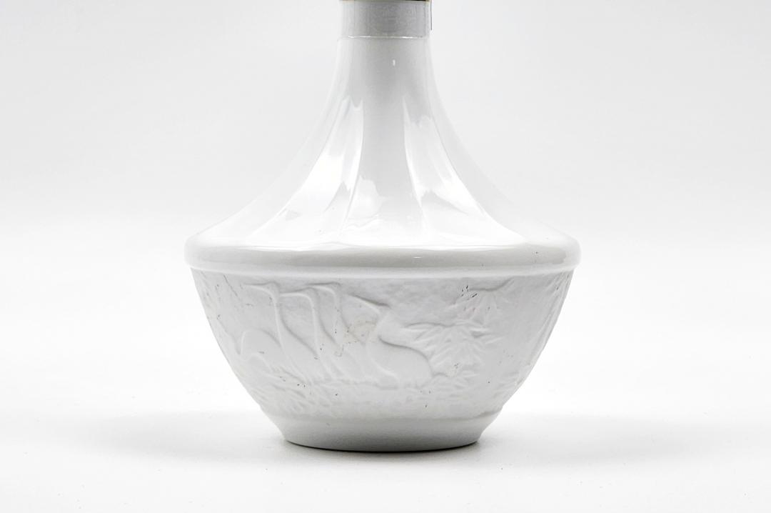 【东方陶瓷】80年代 Nikka 绝版「鹤17年」有田烧浮雕陶瓷瓶日本威士忌