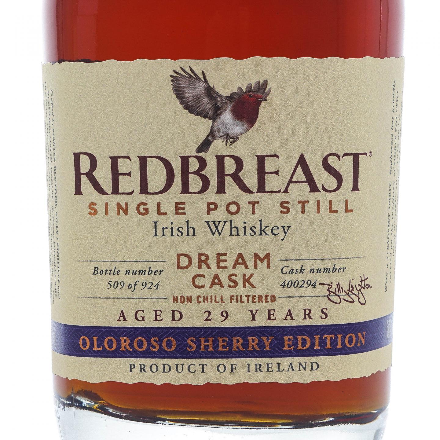 Redbreast 知更鸟 29年 Dream Cask