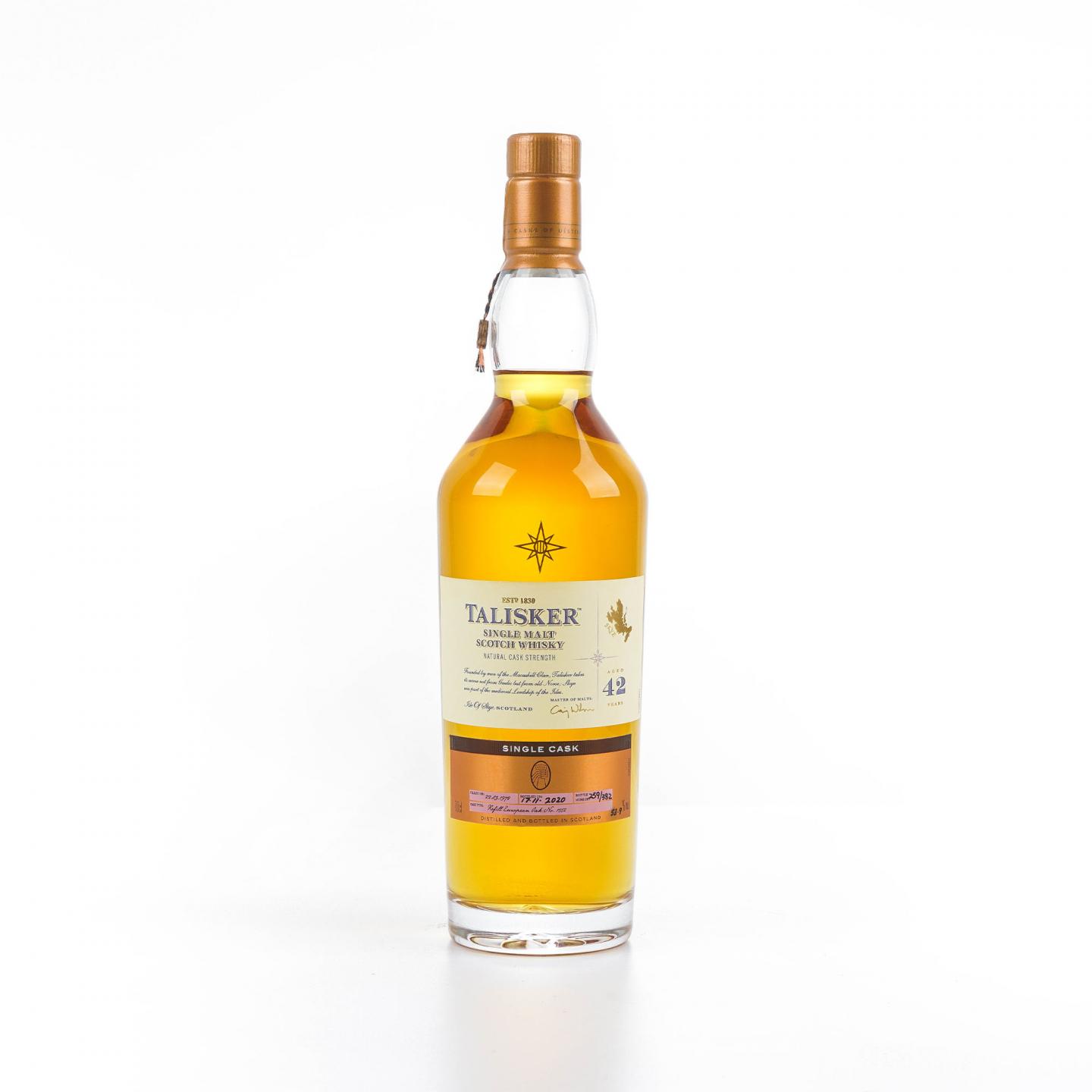 Talisker 泰斯卡 42年 1978-2020 COD星星标