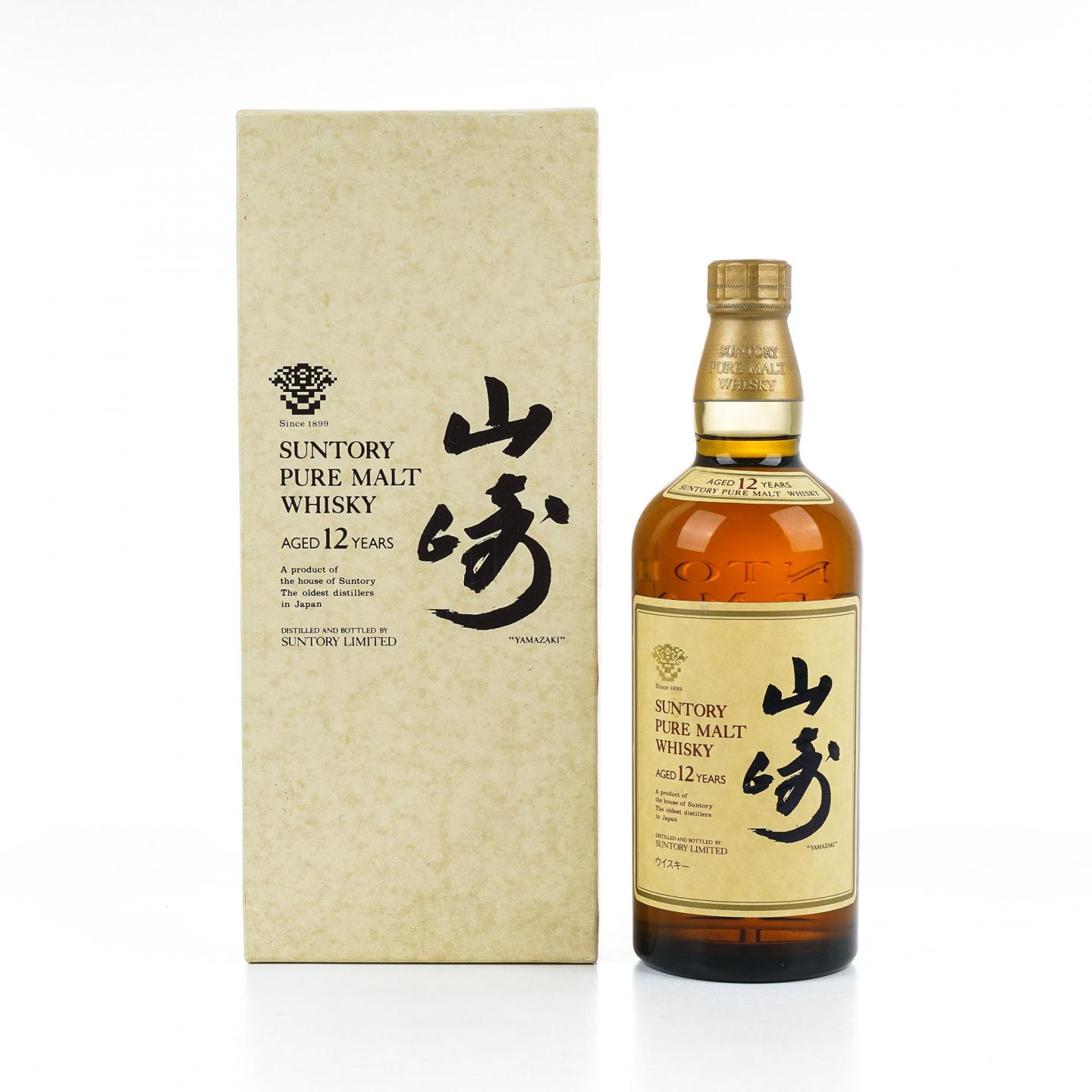 山崎 12年 Pure Malt 金花标 礼盒 75cl