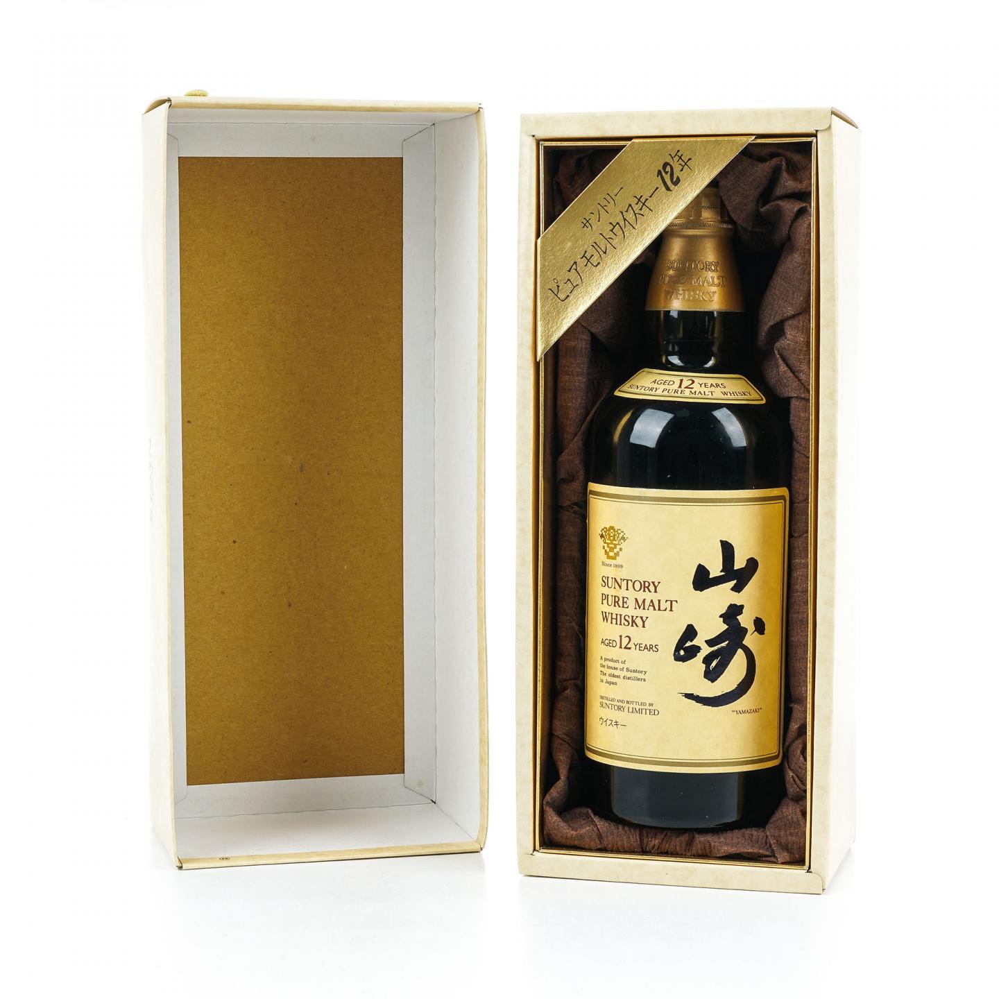 山崎 12年 Pure Malt 金花标 礼盒 75cl