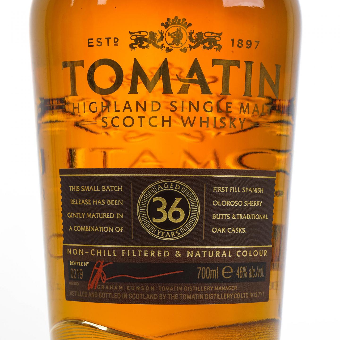 Tomatin 汤马丁 36年 2016 Batch 2