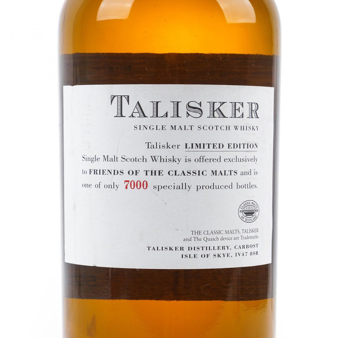 Talisker 泰斯卡 1989-1999 Friends of the Classic Malts