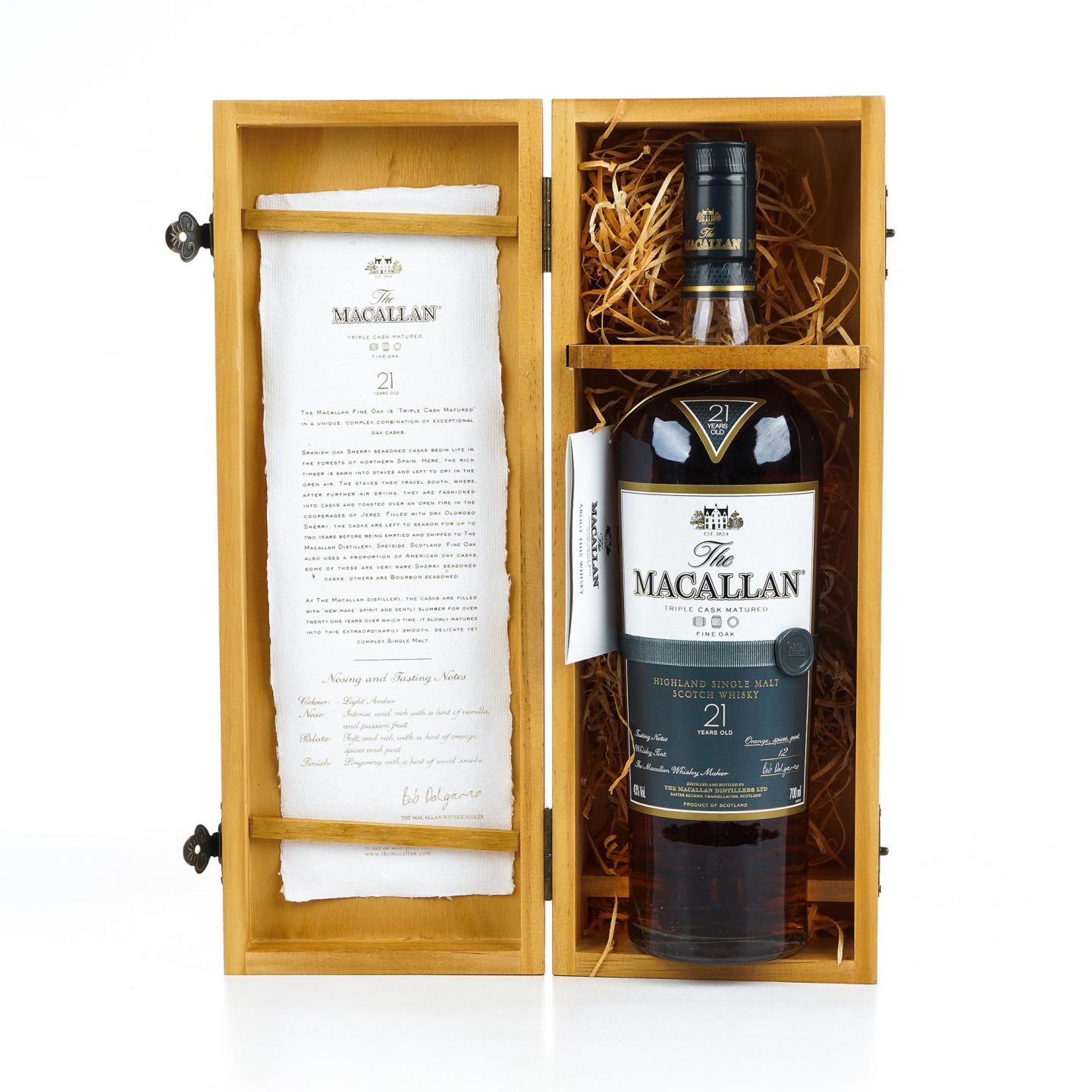 Macallan 麦卡伦 21年 Fine Oak 黄金三桶