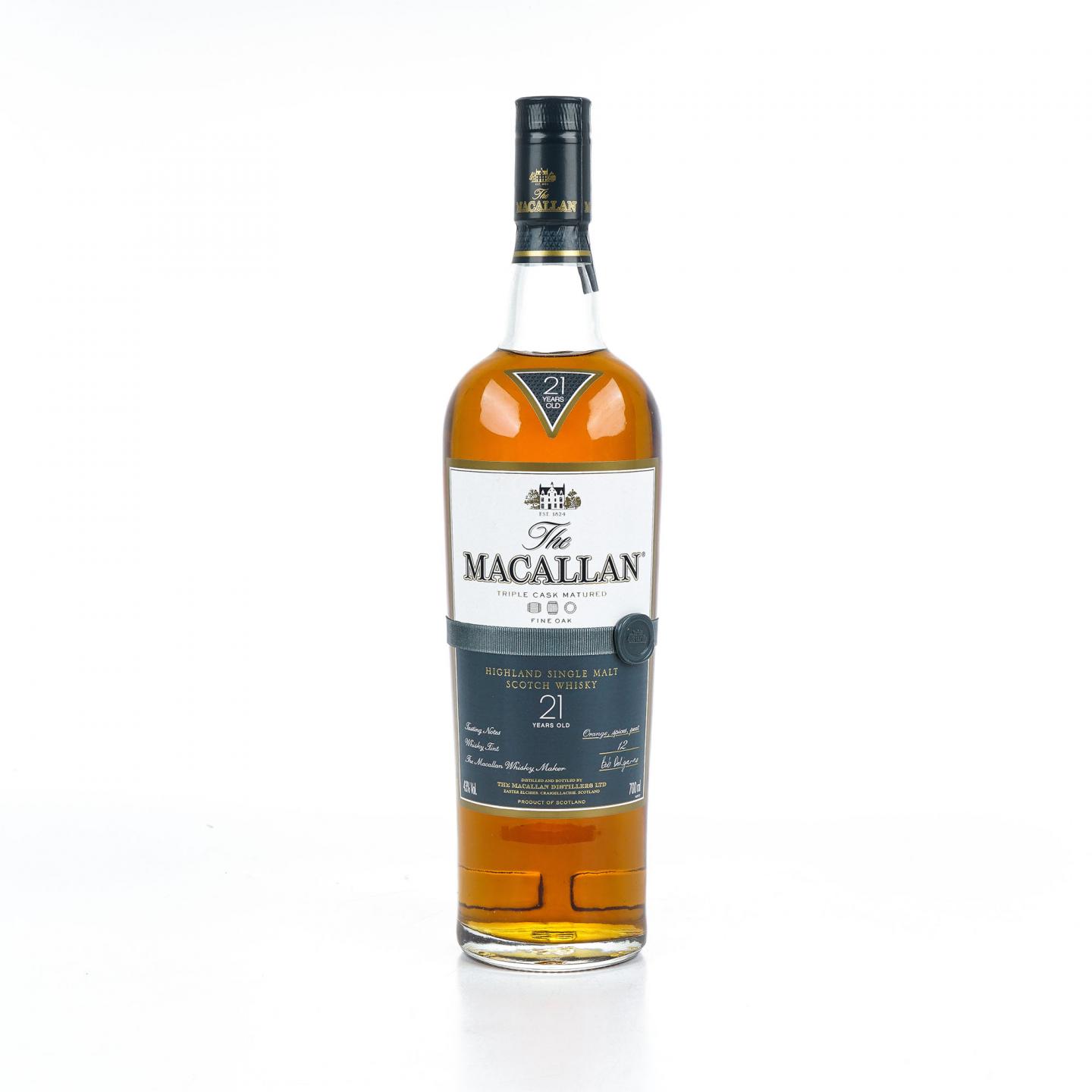 Macallan 麦卡伦 21年 Fine Oak 黄金三桶