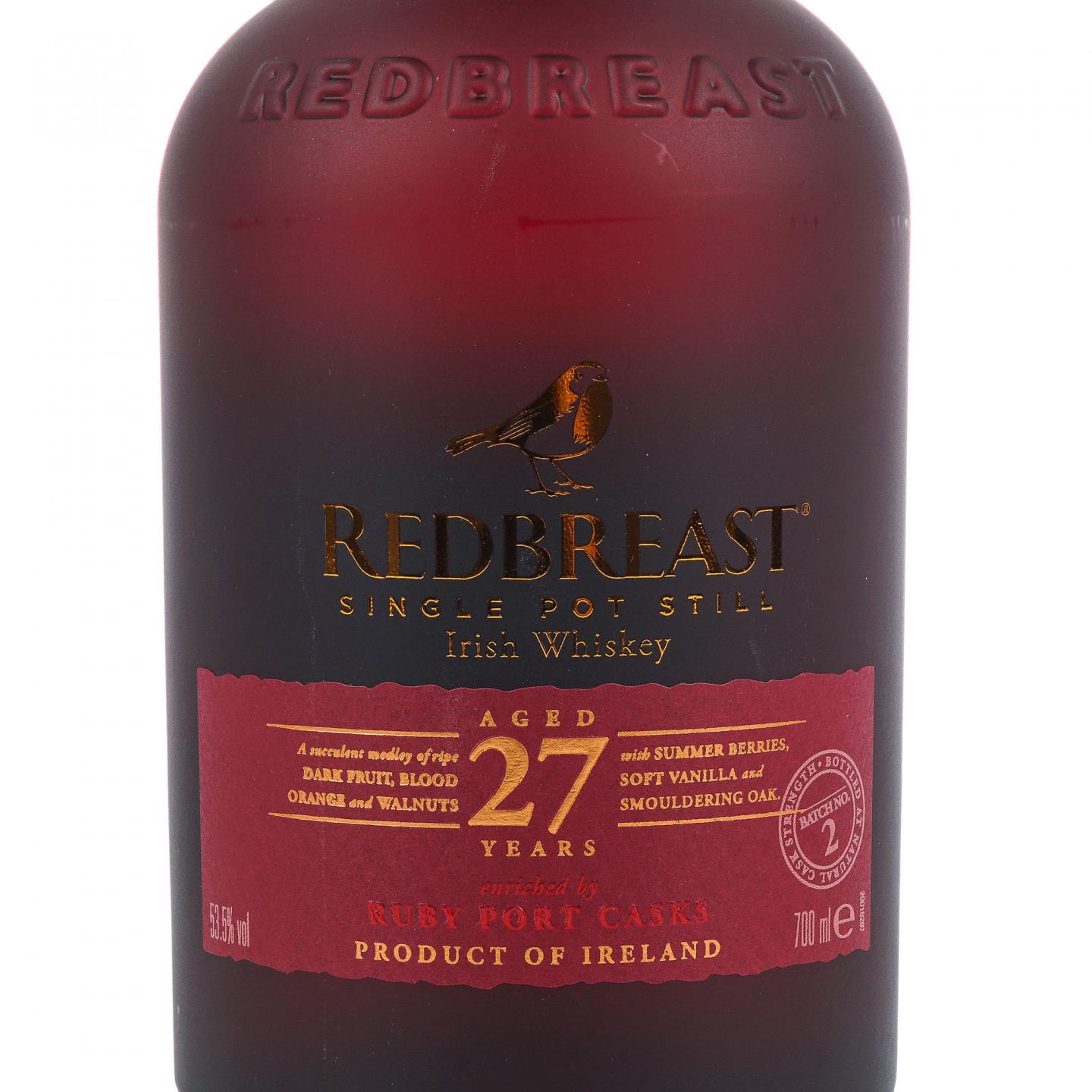 Redbreast 知更鸟 27年 第二版 53.5%