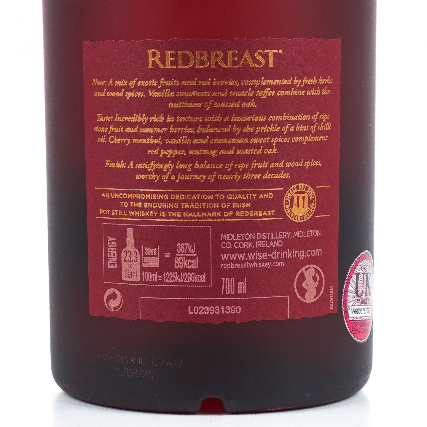 Redbreast 知更鸟 27年 第二版 53.5%