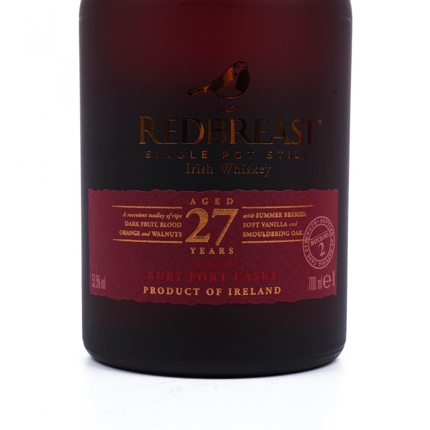 Redbreast 知更鸟 27年 第二版 53.5%