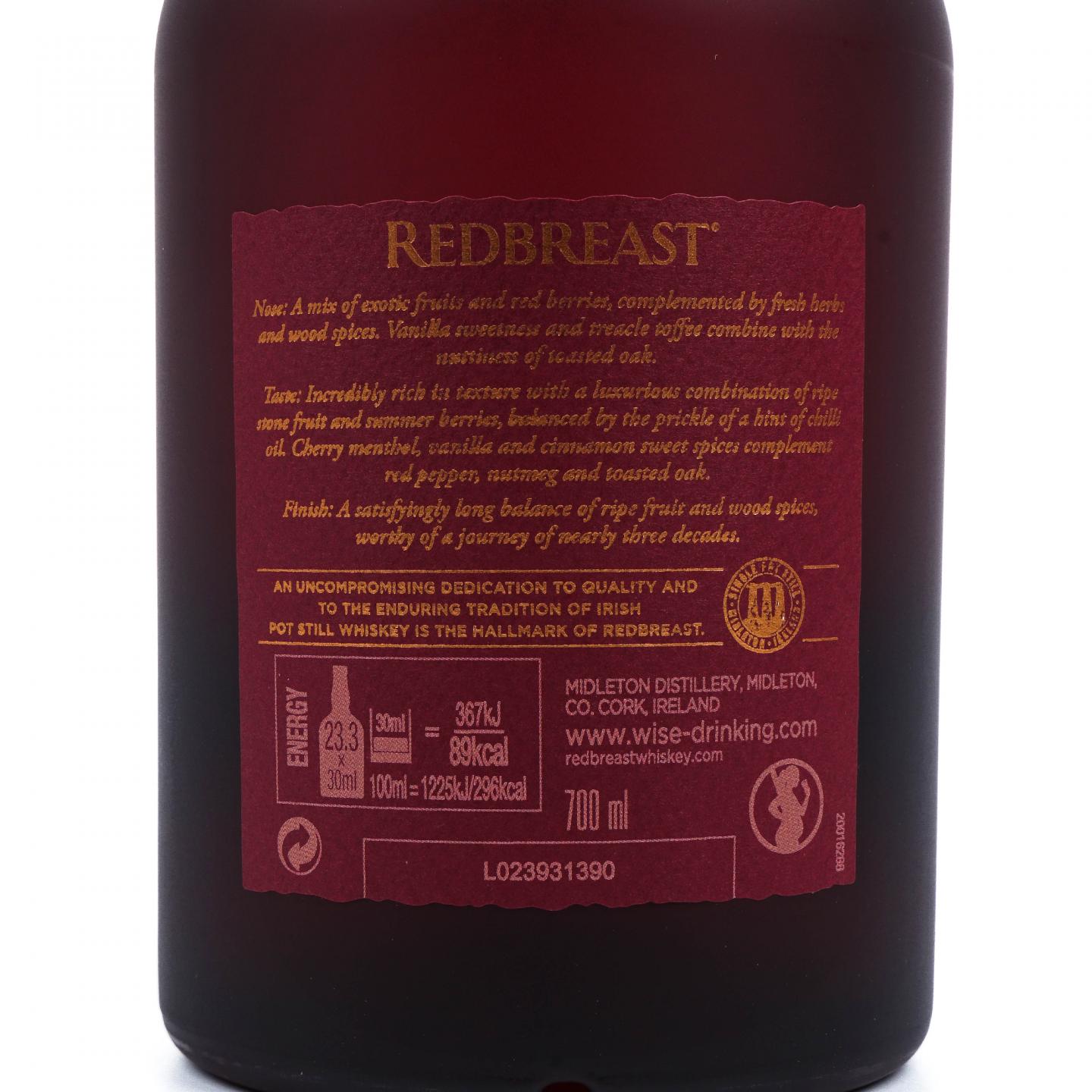 Redbreast 知更鸟 27年 第二版 53.5%
