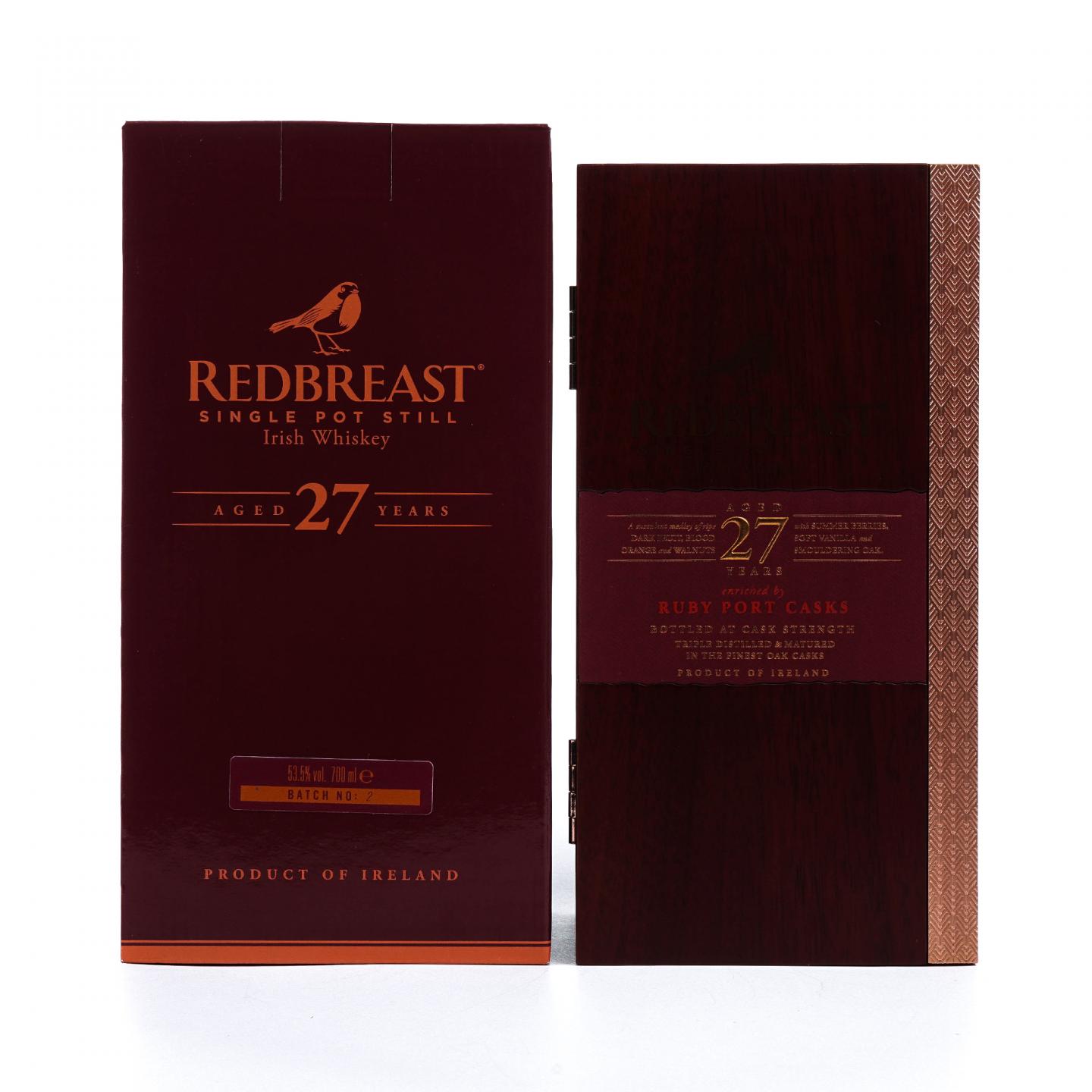 Redbreast 知更鸟 27年 第二版 53.5%