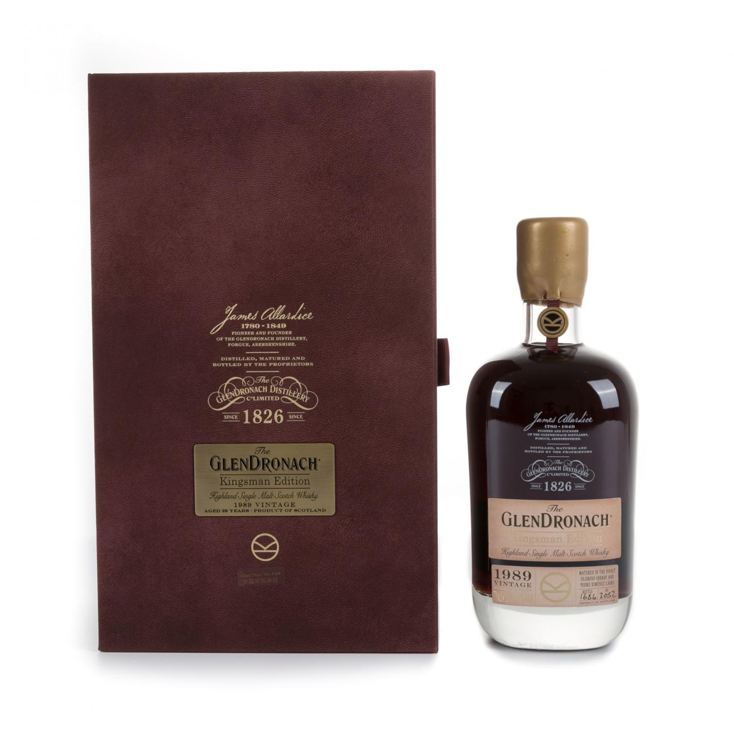 Glendronach 格兰多纳 29年 1989 王牌特工