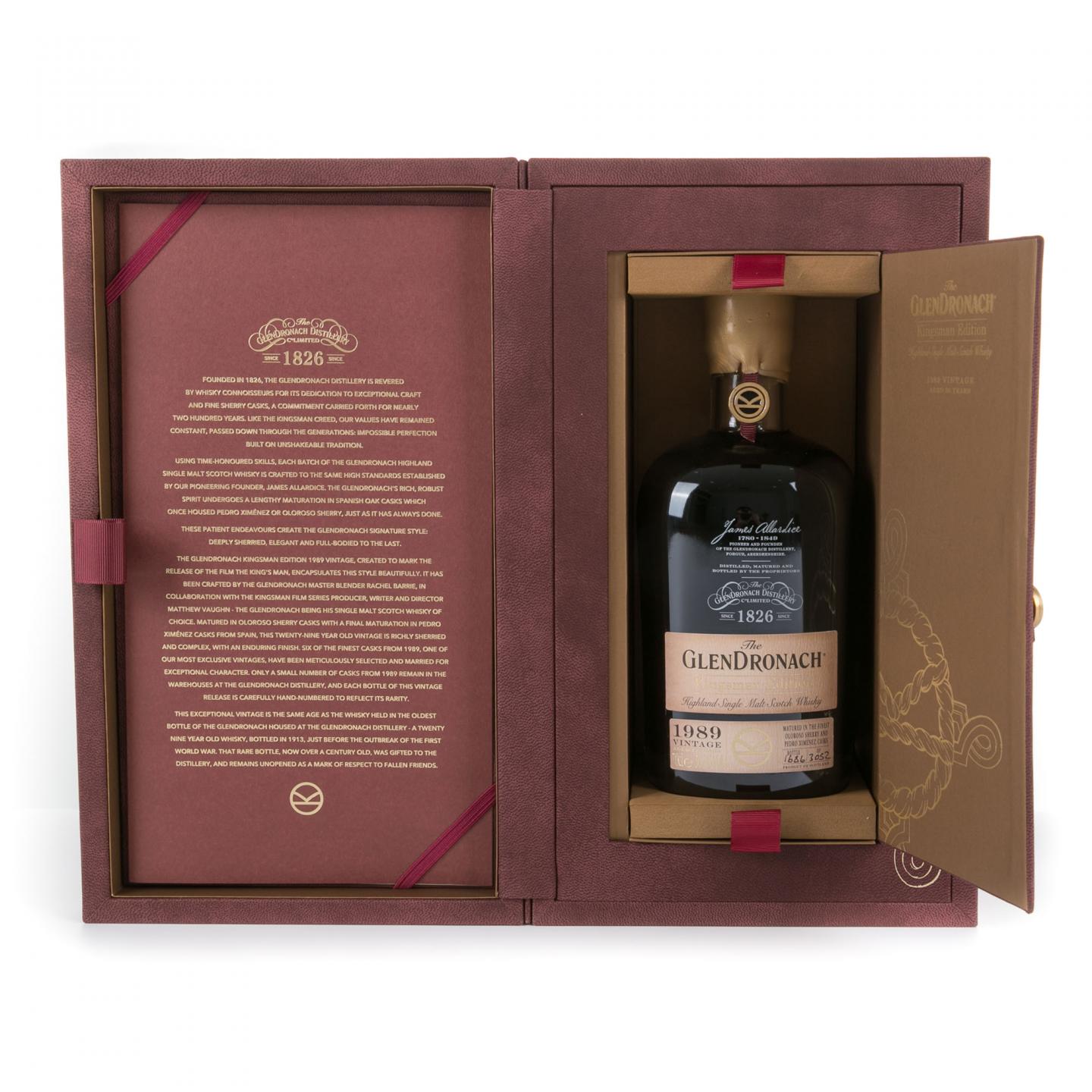 Glendronach 格兰多纳 29年 1989 王牌特工