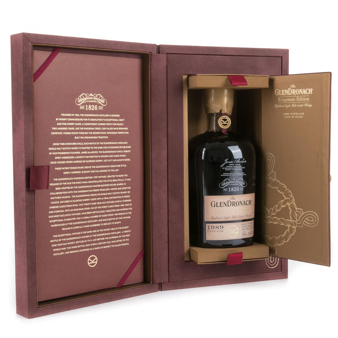 Glendronach 格兰多纳 29年 1989 王牌特工