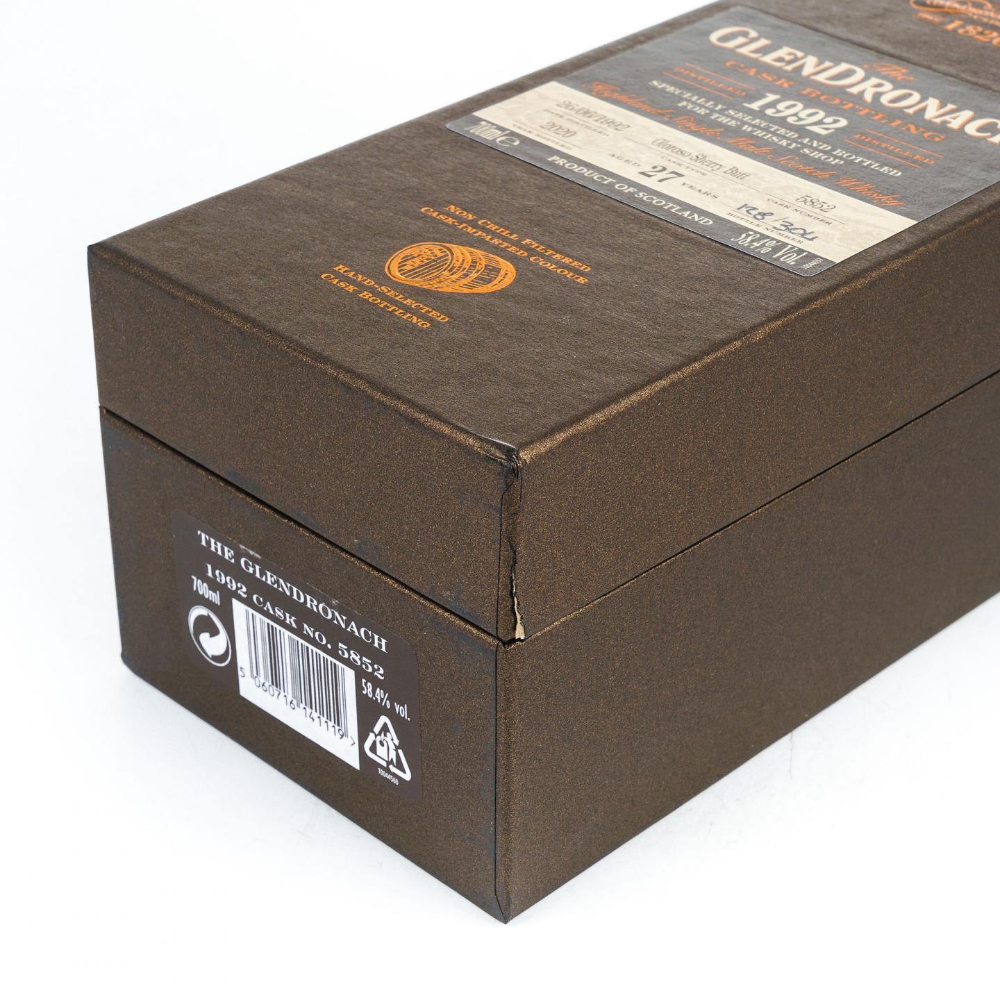 Glendronach 格兰多纳 27年 1992-2020 雪莉单桶#5852