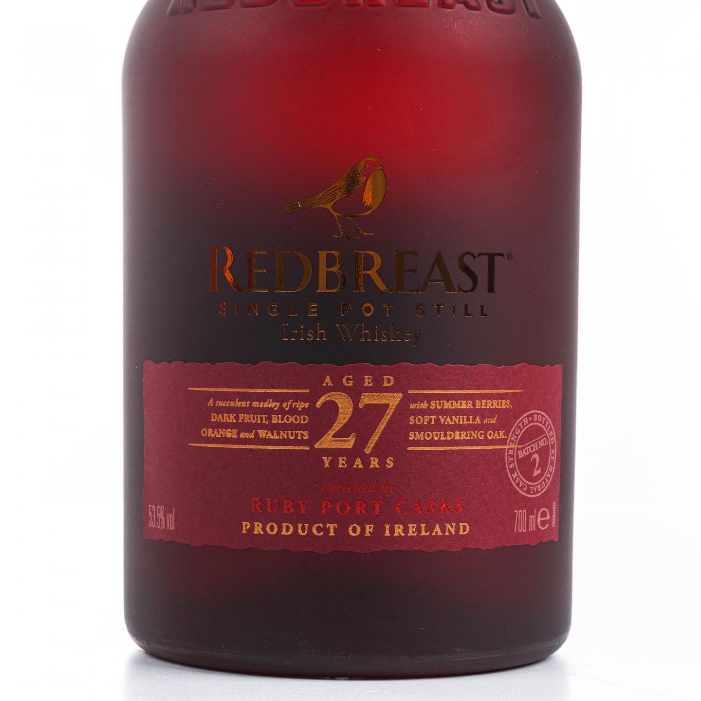 Redbreast 知更鸟 27年 第二版