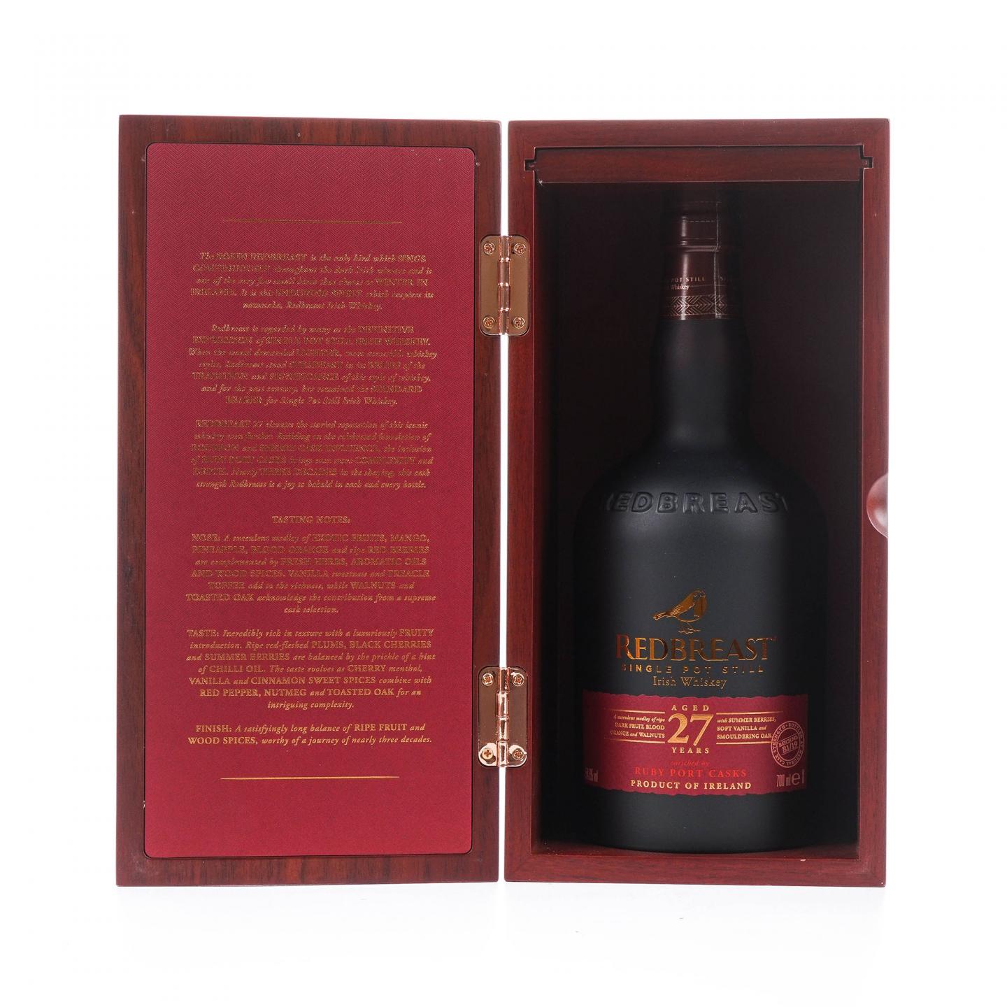 Redbreast 知更鸟 27年 首版 2019