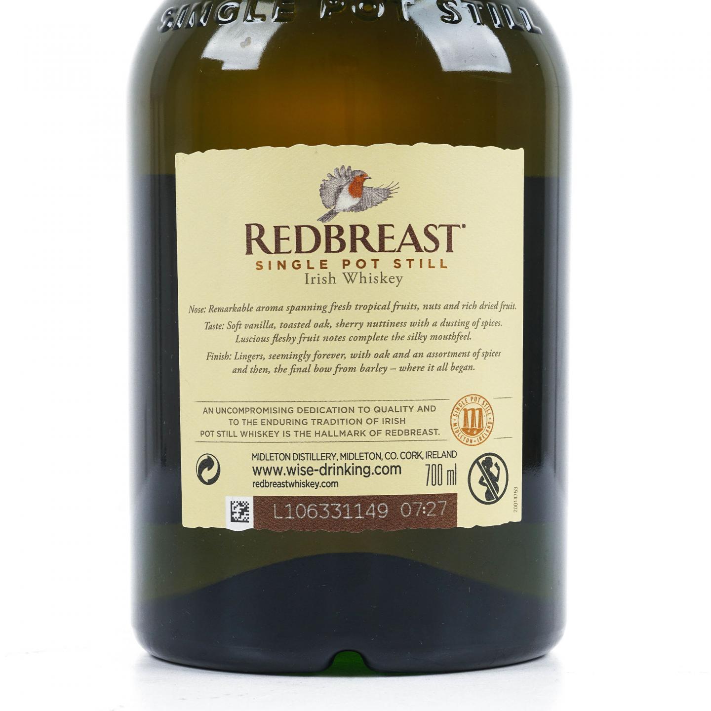 Redbreast 知更鸟 21年 礼盒