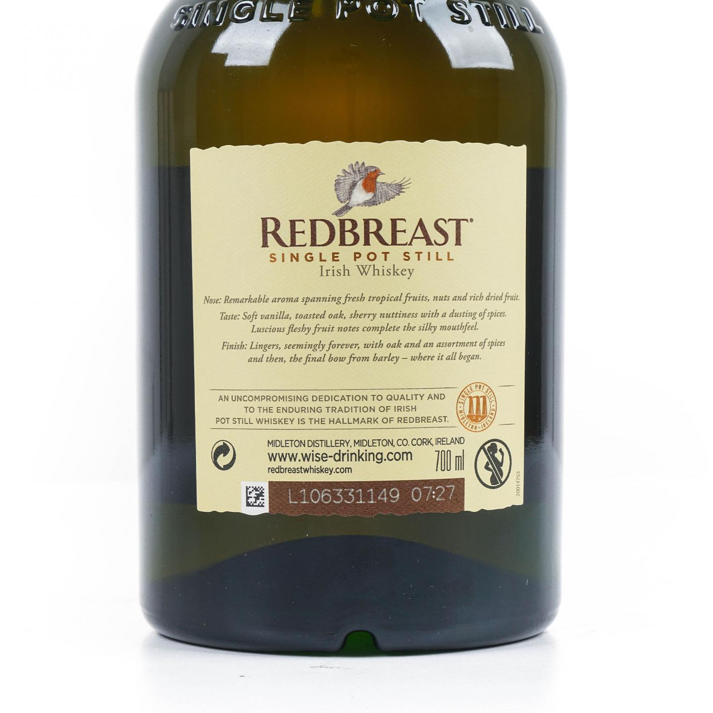 Redbreast 知更鸟 21年 700ml
