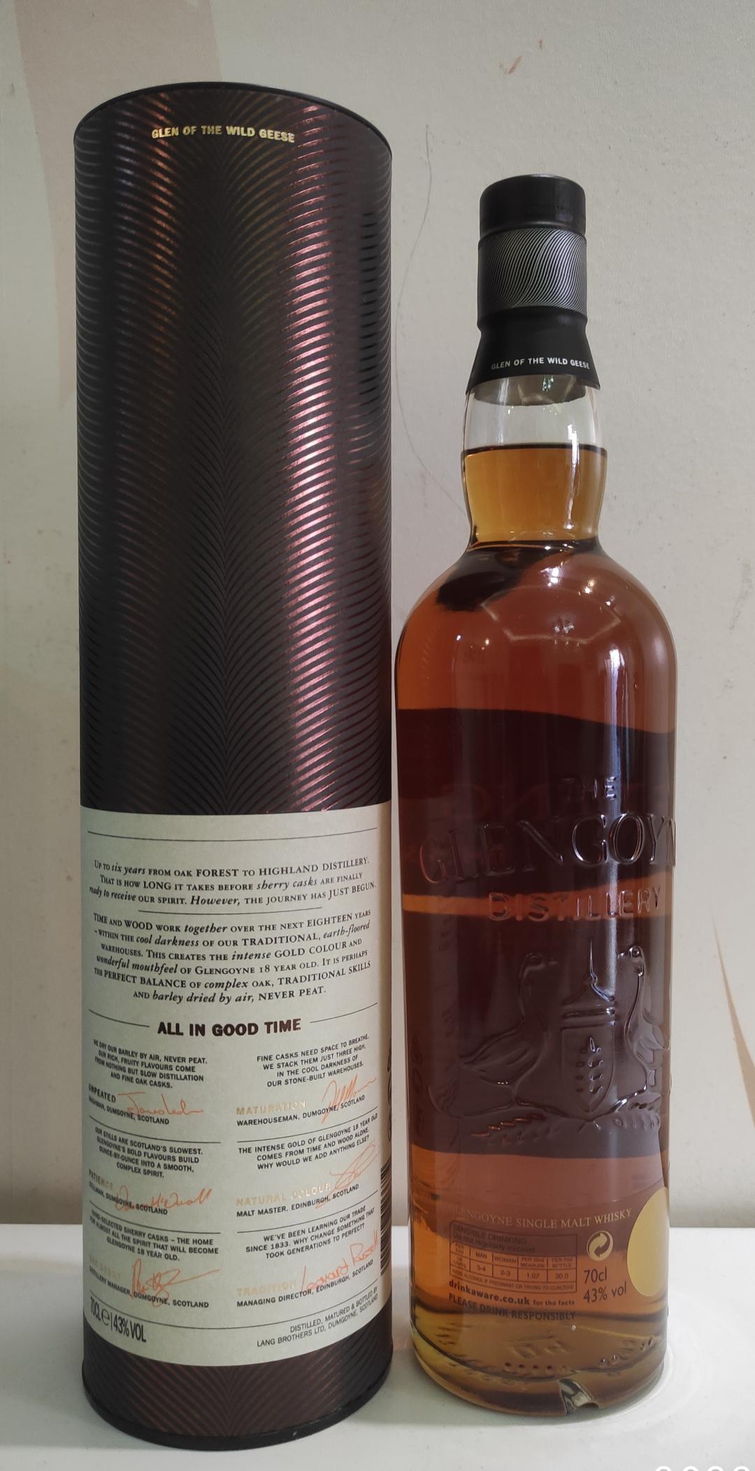 老版本格兰哥尼18年