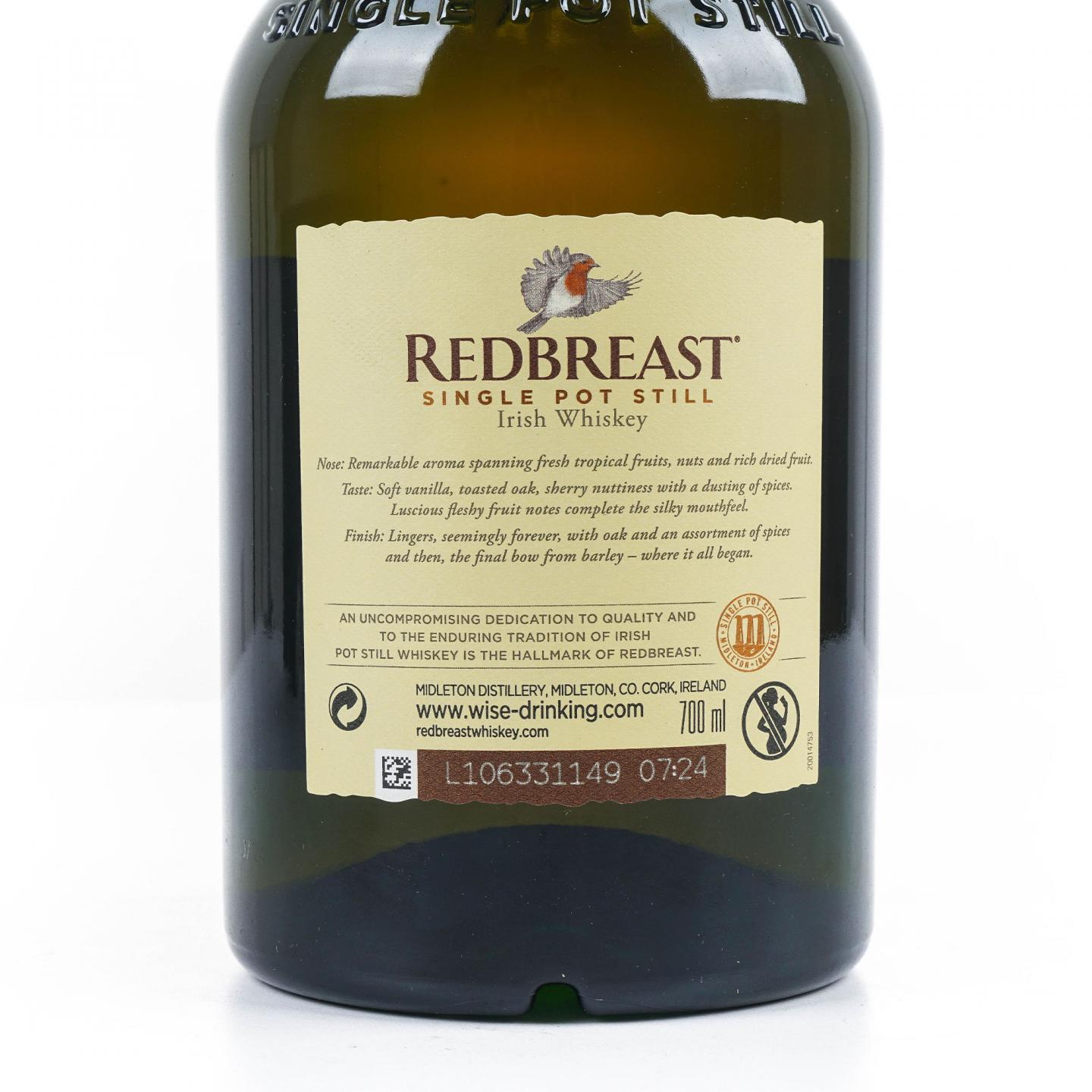 Redbreast 知更鸟 21年