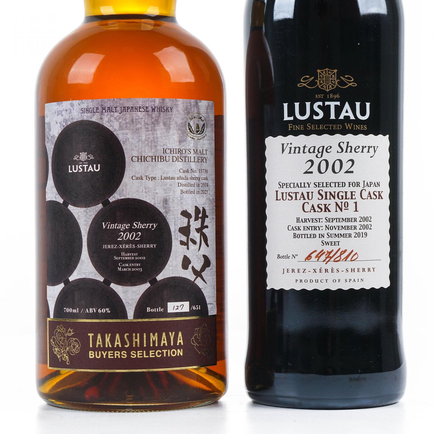 秩父Lustau Vintage Sherry 2002 礼盒套装_拍卖-酒虫网