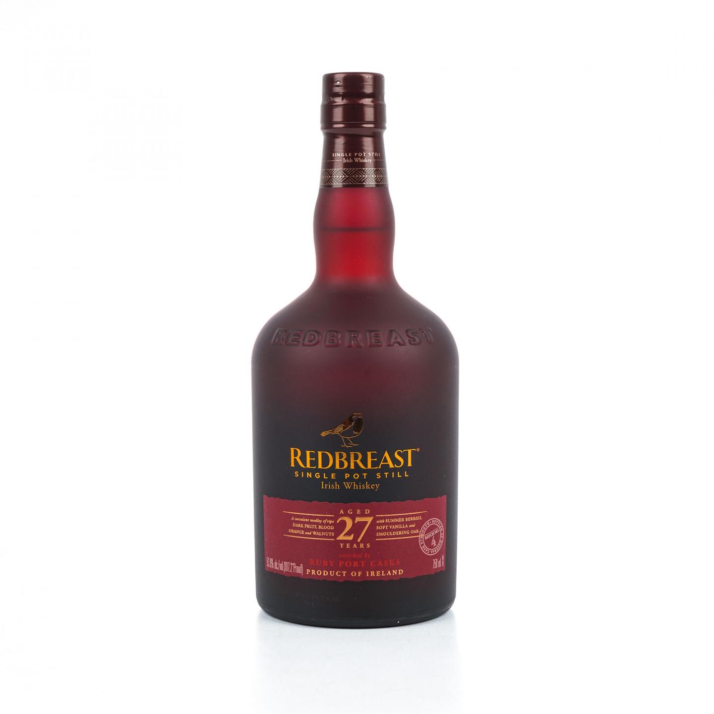 Redbreast 知更鸟 27年 第四版
