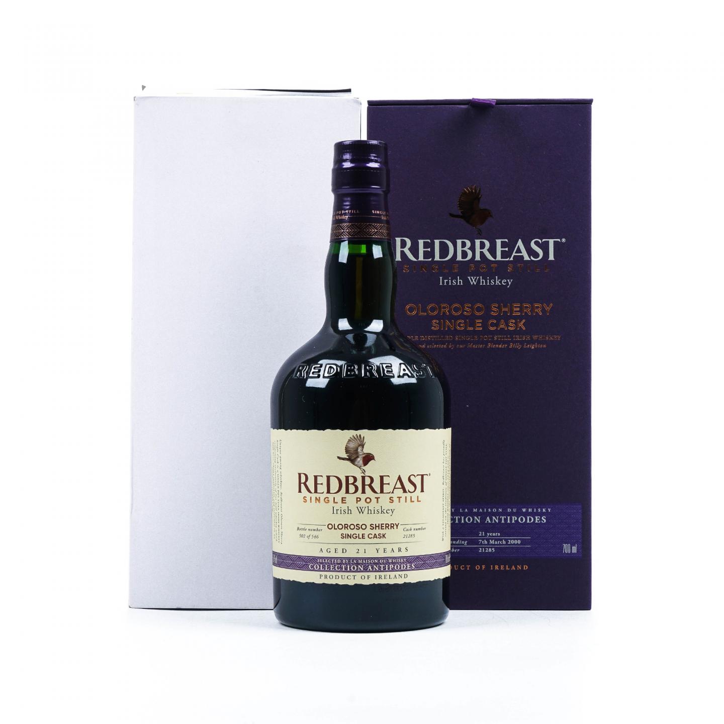Redbreast 知更鸟 21年 2000 LMDW选桶