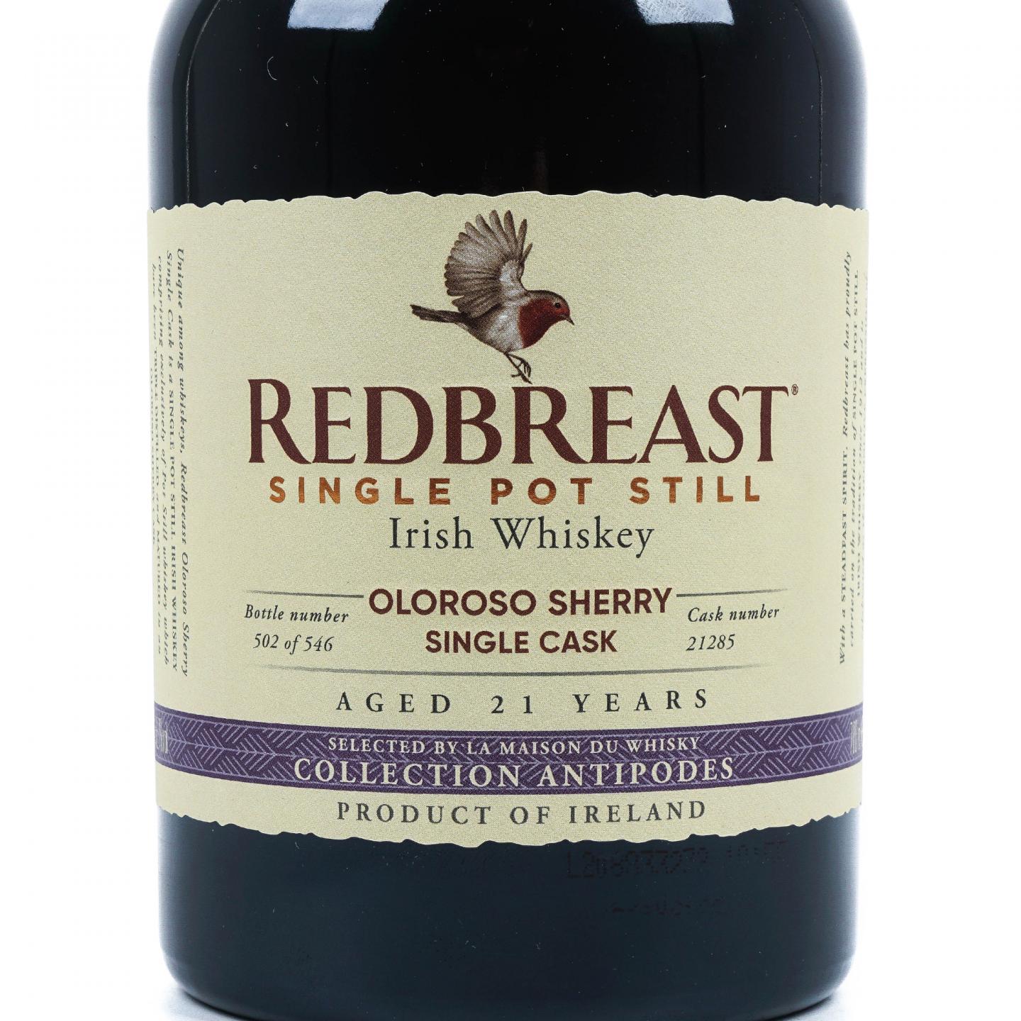 Redbreast 知更鸟 21年 2000 LMDW选桶
