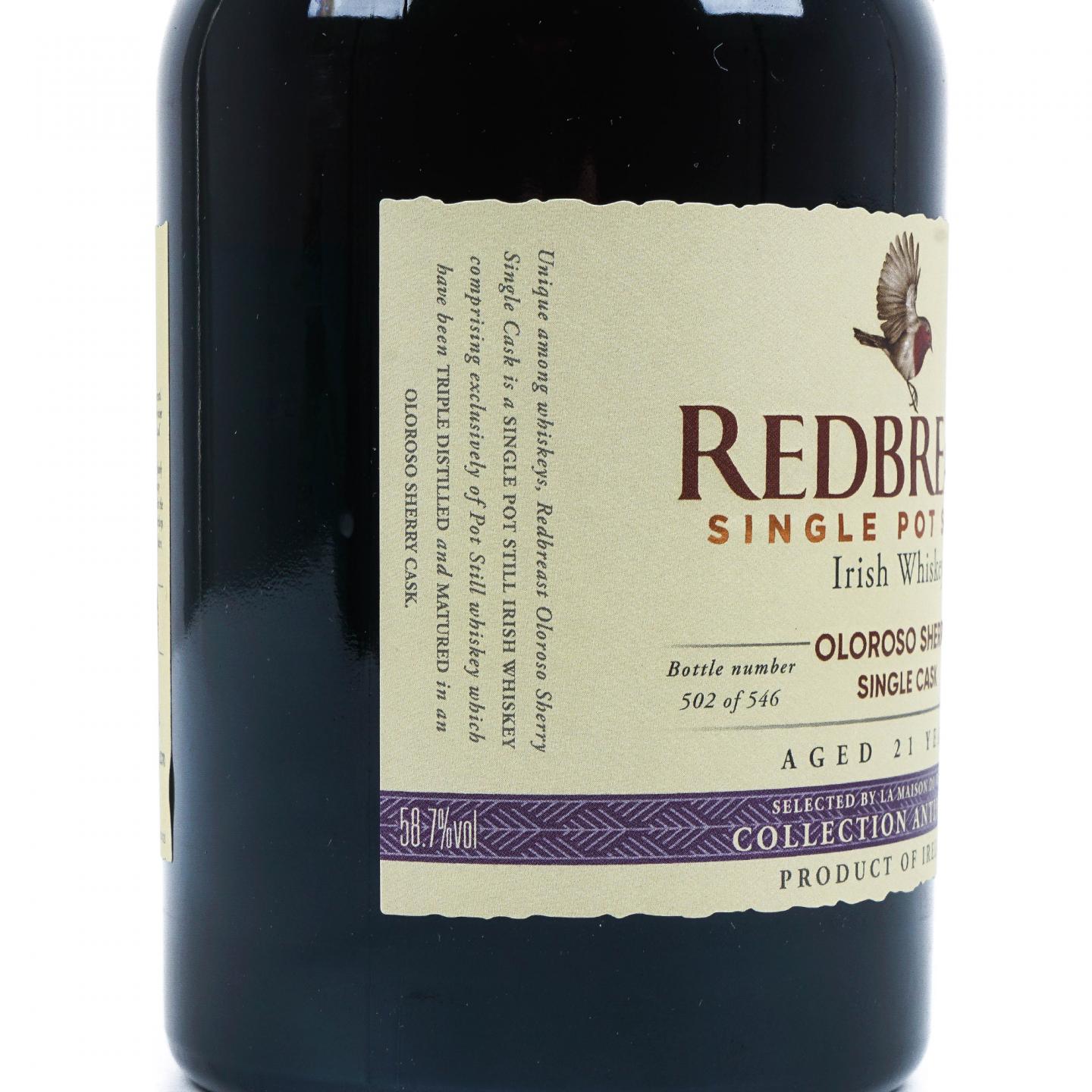 Redbreast 知更鸟 21年 2000 LMDW选桶