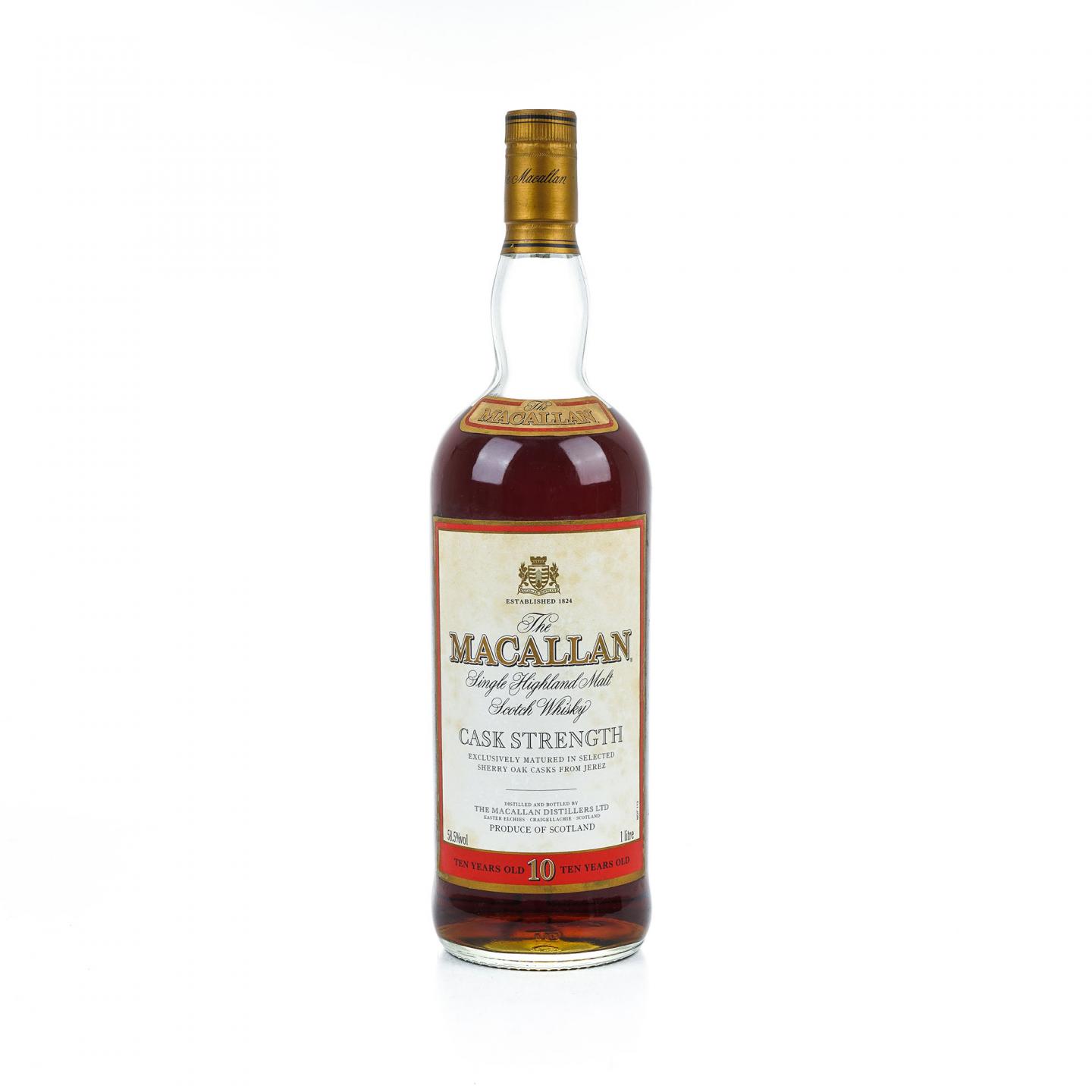 Macallan 麦卡伦 10年 桶强 1升装 58.5%