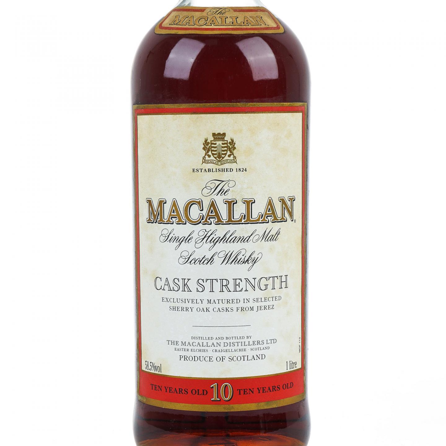 Macallan 麦卡伦 10年 桶强 1升装 58.5%