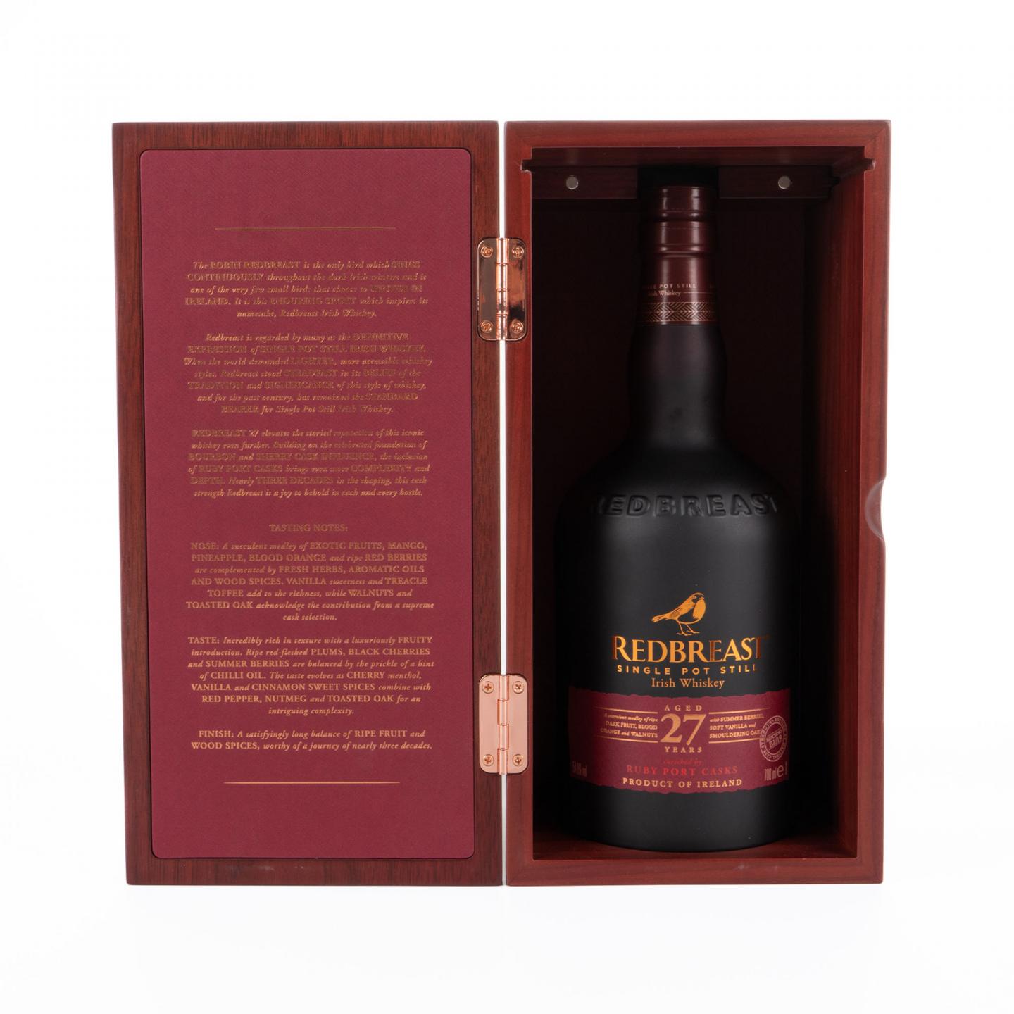 Redbreast 知更鸟 27年 首版 2019
