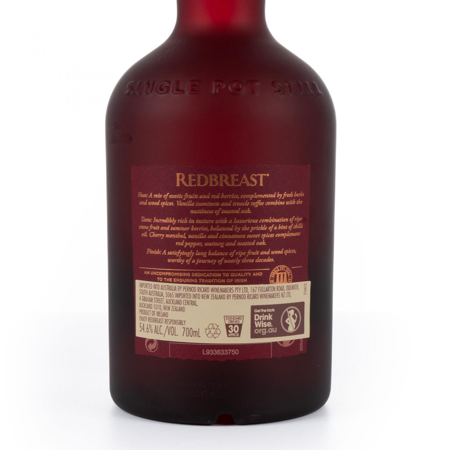 Redbreast 知更鸟 27年 首版 2019