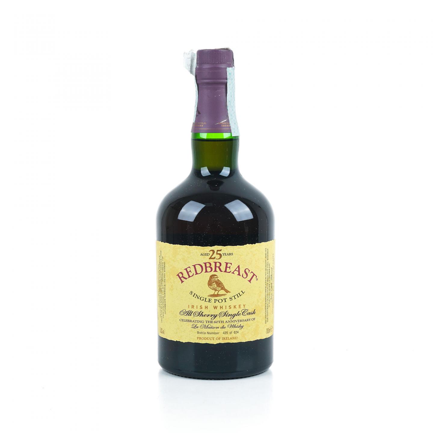 Redbreast 知更鸟 25年 1991 单桶 LMDW 60周年纪念