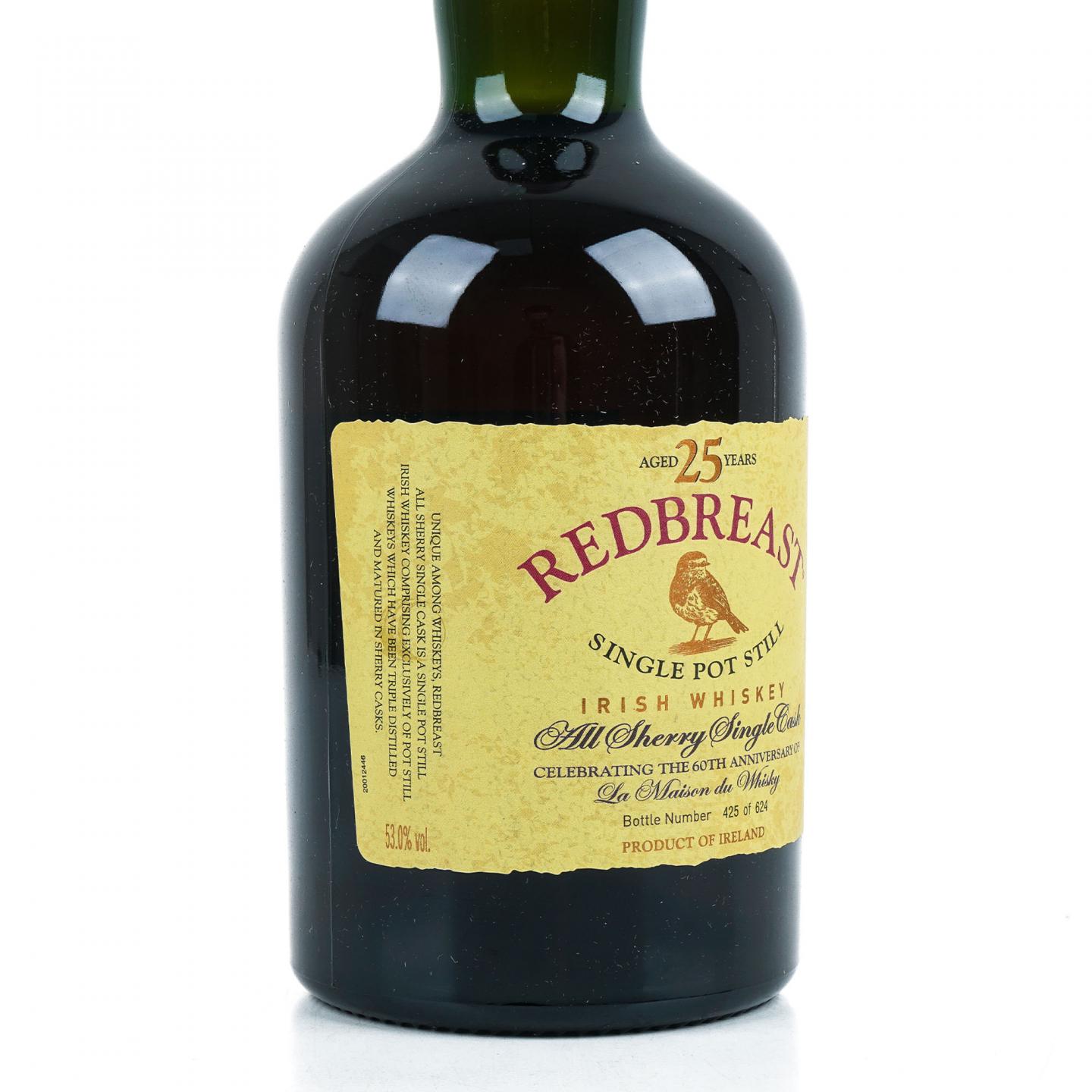 Redbreast 知更鸟 25年 1991 单桶 LMDW 60周年纪念