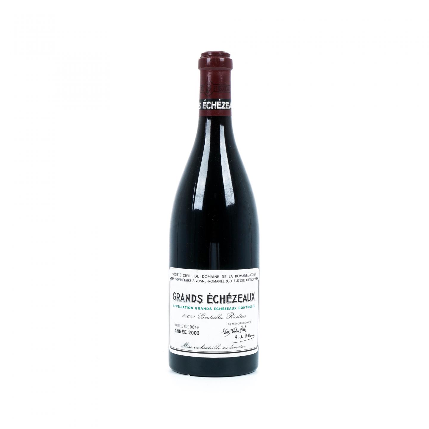 罗曼尼·康帝 2003 大伊瑟索特级园 红葡萄酒