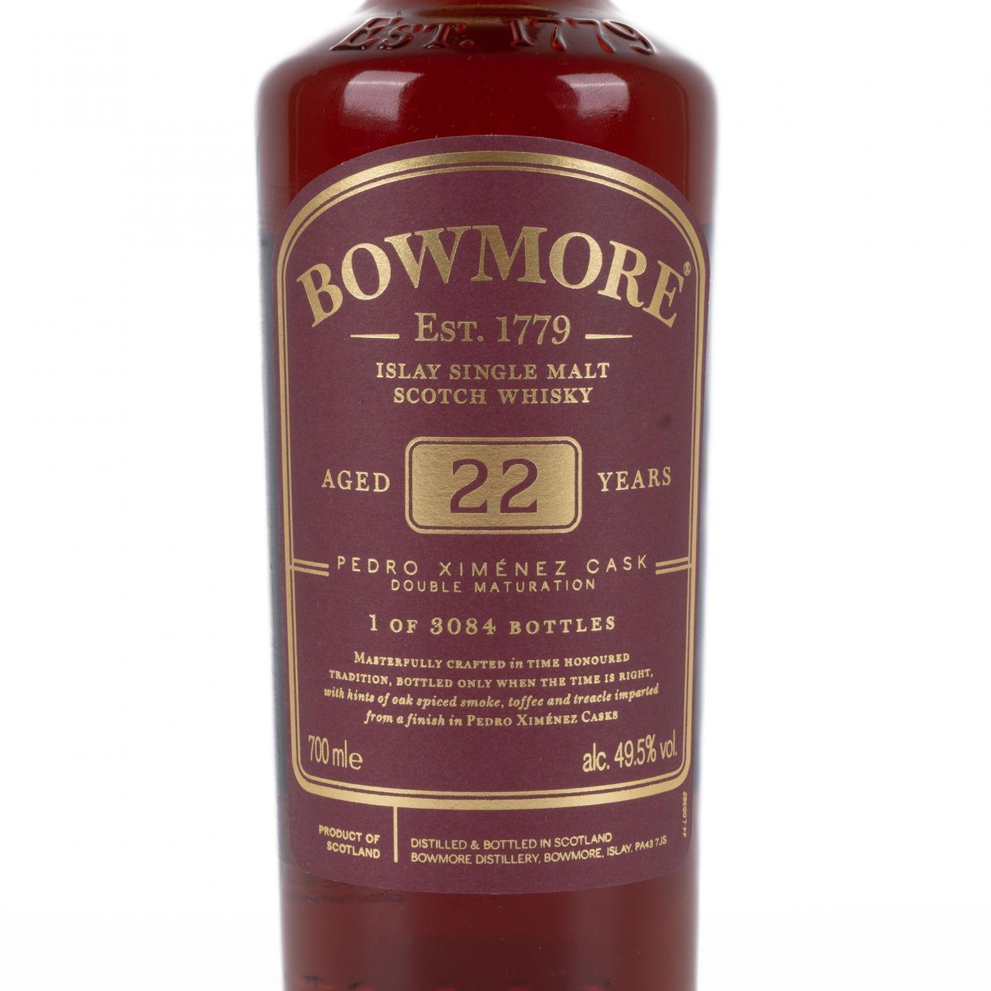 Bowmore 波摩 22年 中国限定 PX后熟