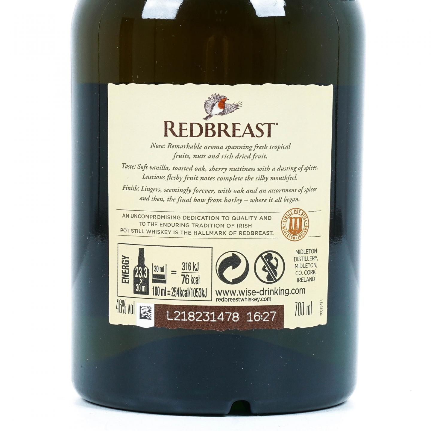 Redbreast 知更鸟 21年