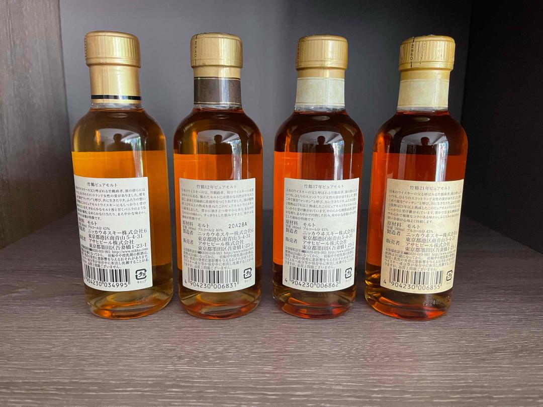 稀有竹鹤垂直年份一套