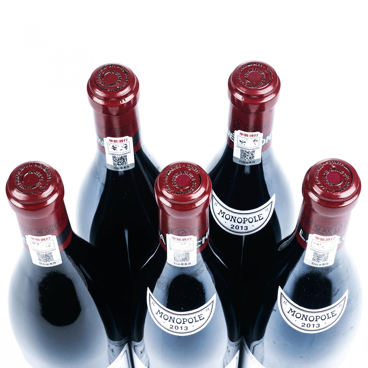 【行货】罗曼尼·康帝酒庄 2013 六大特级园 红葡萄酒 11瓶组*750ml