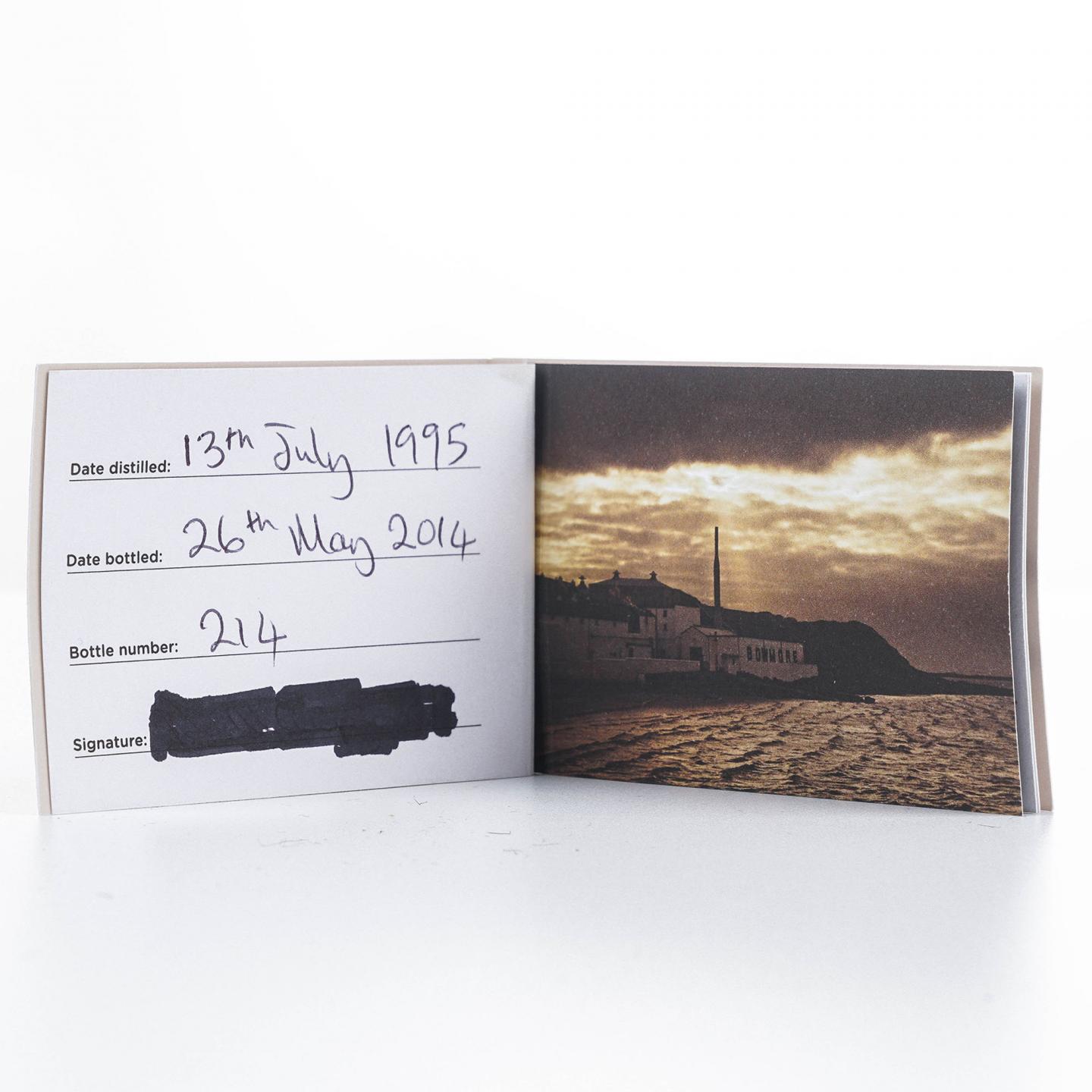 Bowmore 波摩 1995-2014 雪莉桶 手工瓶系列