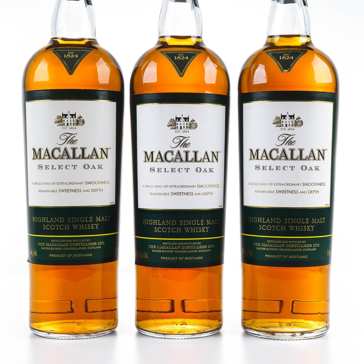 Macallan 麦卡伦 1824 Select Oak 绿标 3瓶组