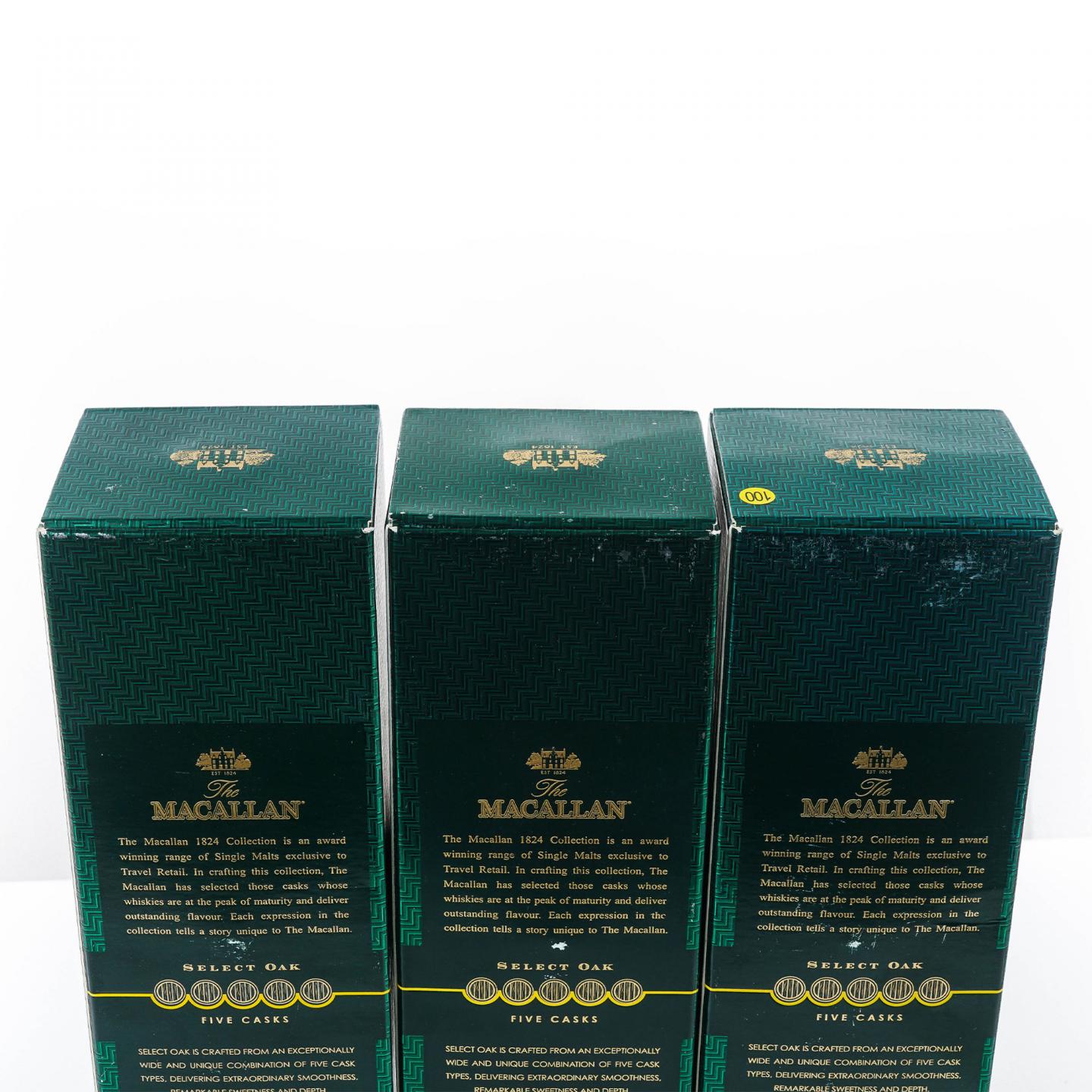 Macallan 麦卡伦 1824 Select Oak 绿标 3瓶组