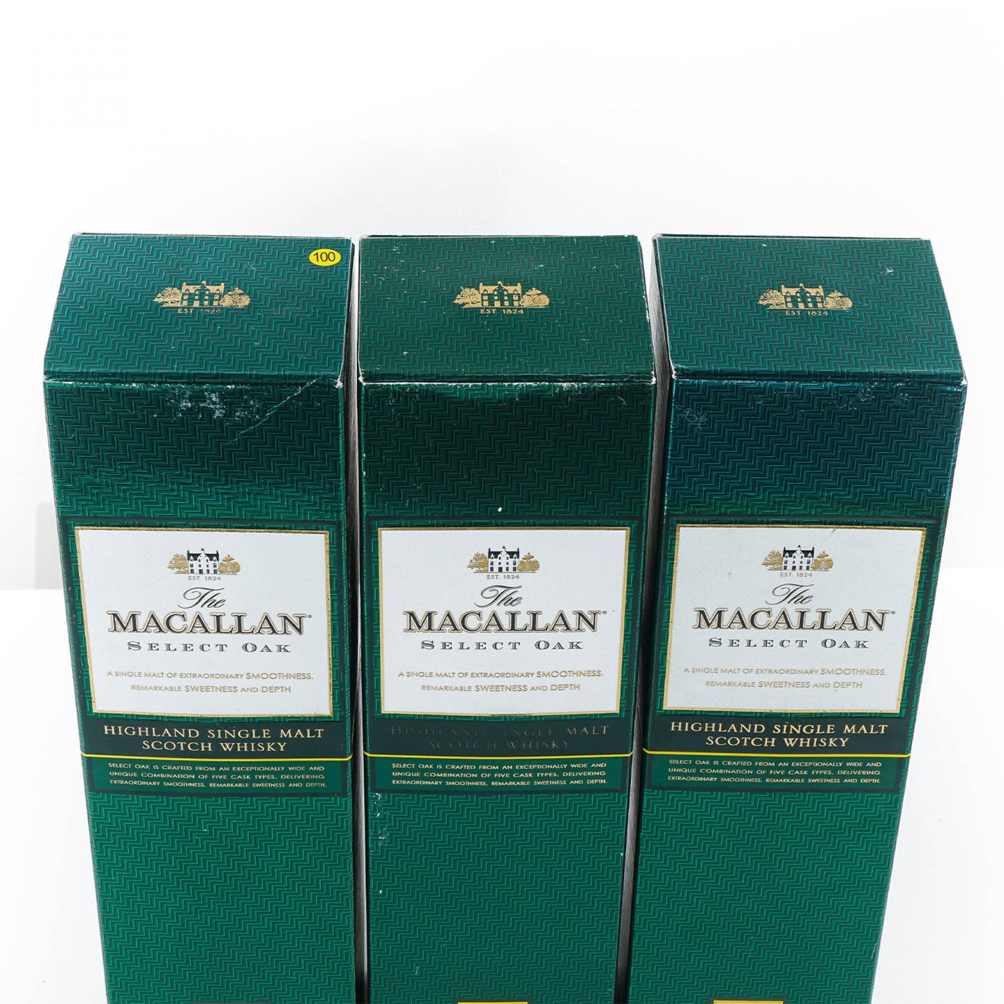 Macallan 麦卡伦 1824 Select Oak 绿标 3瓶组