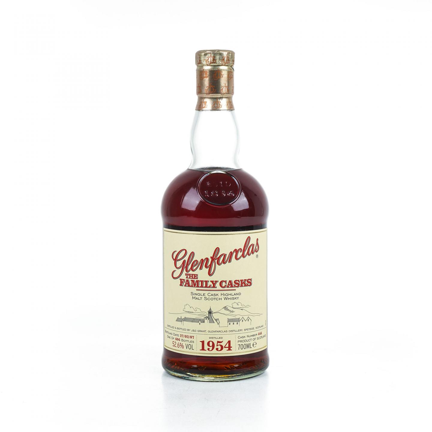 Glenfarclas 格兰花格 1954-2007 家族桶#444
