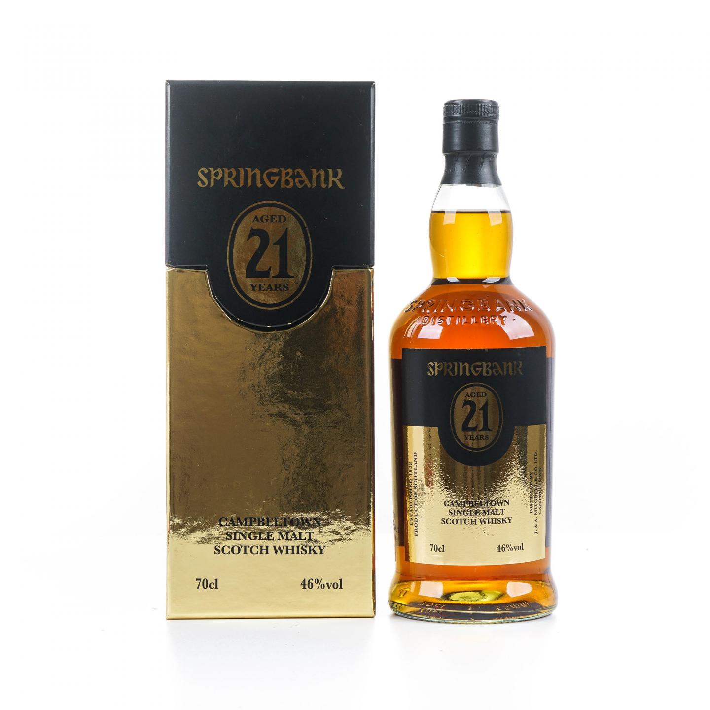 Springbank 云顶 21年 金色酒标 2012年首版